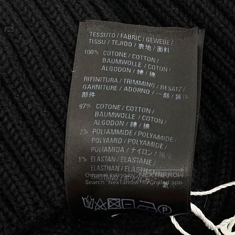 Balenciaga Balenciaga Black Logo Letter Printed Cotton Crew Neck Long Size US S / EU 44-46 / 1 - 8 Thumbnail