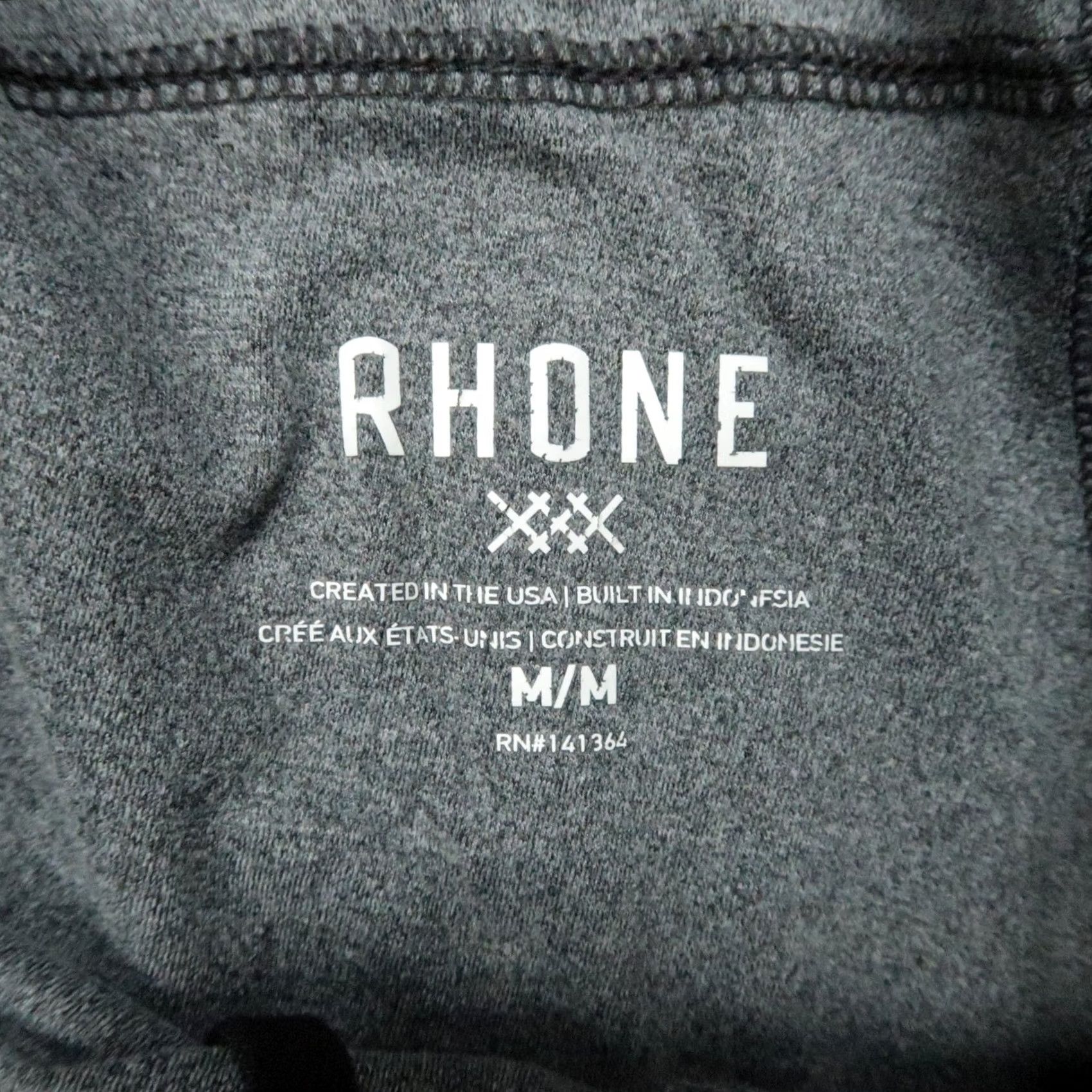 Rhone Rhone Jogger Pants Men Medium Gray Reign Midweight Athletic Zip Pocket Size US 31 - 3 Thumbnail