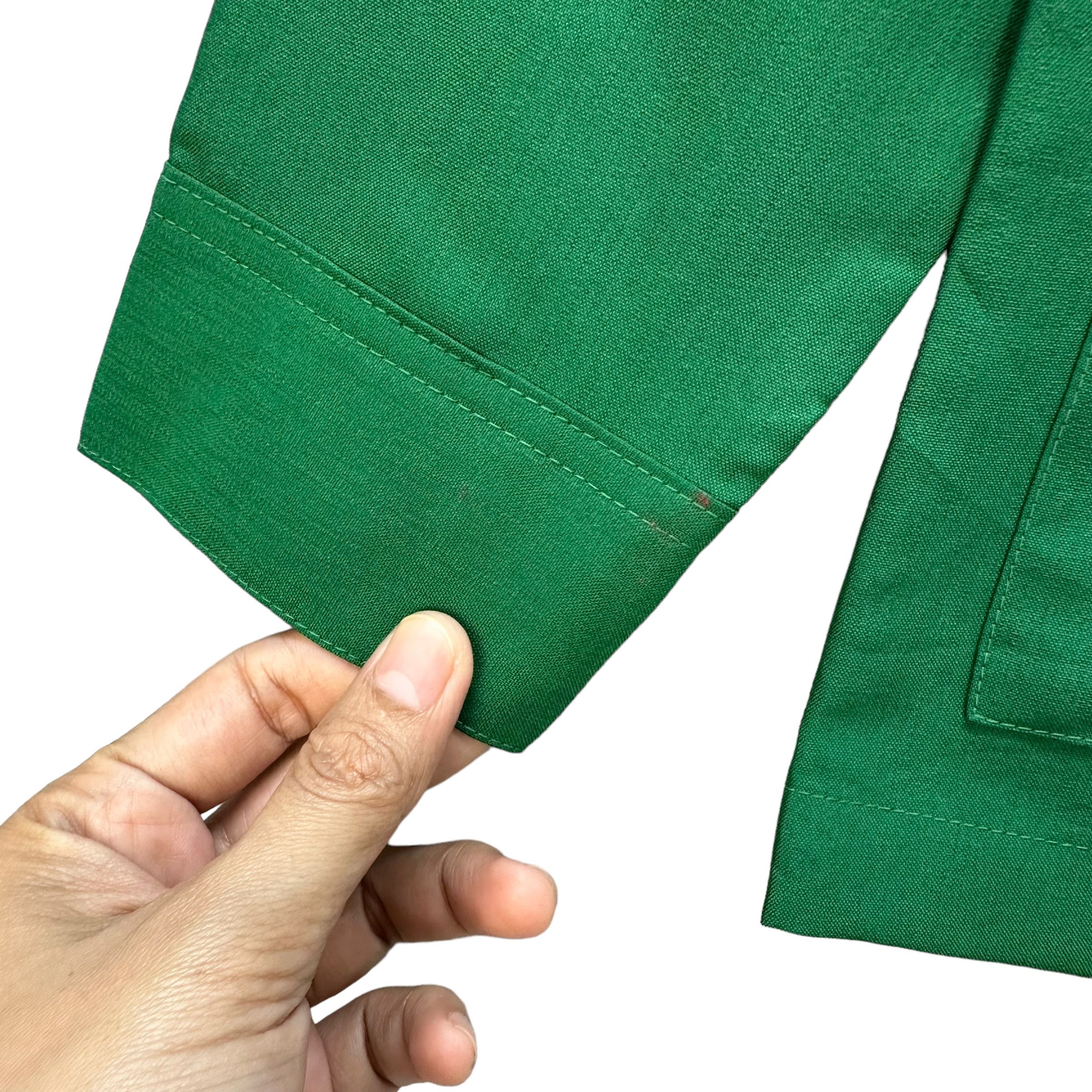 Japanese Brand 7 ELEVEN GREEN LONG SLEEVE UNIFORM WORK JACKET #9014-48 Size US S / EU 44-46 / 1 - 6 Thumbnail