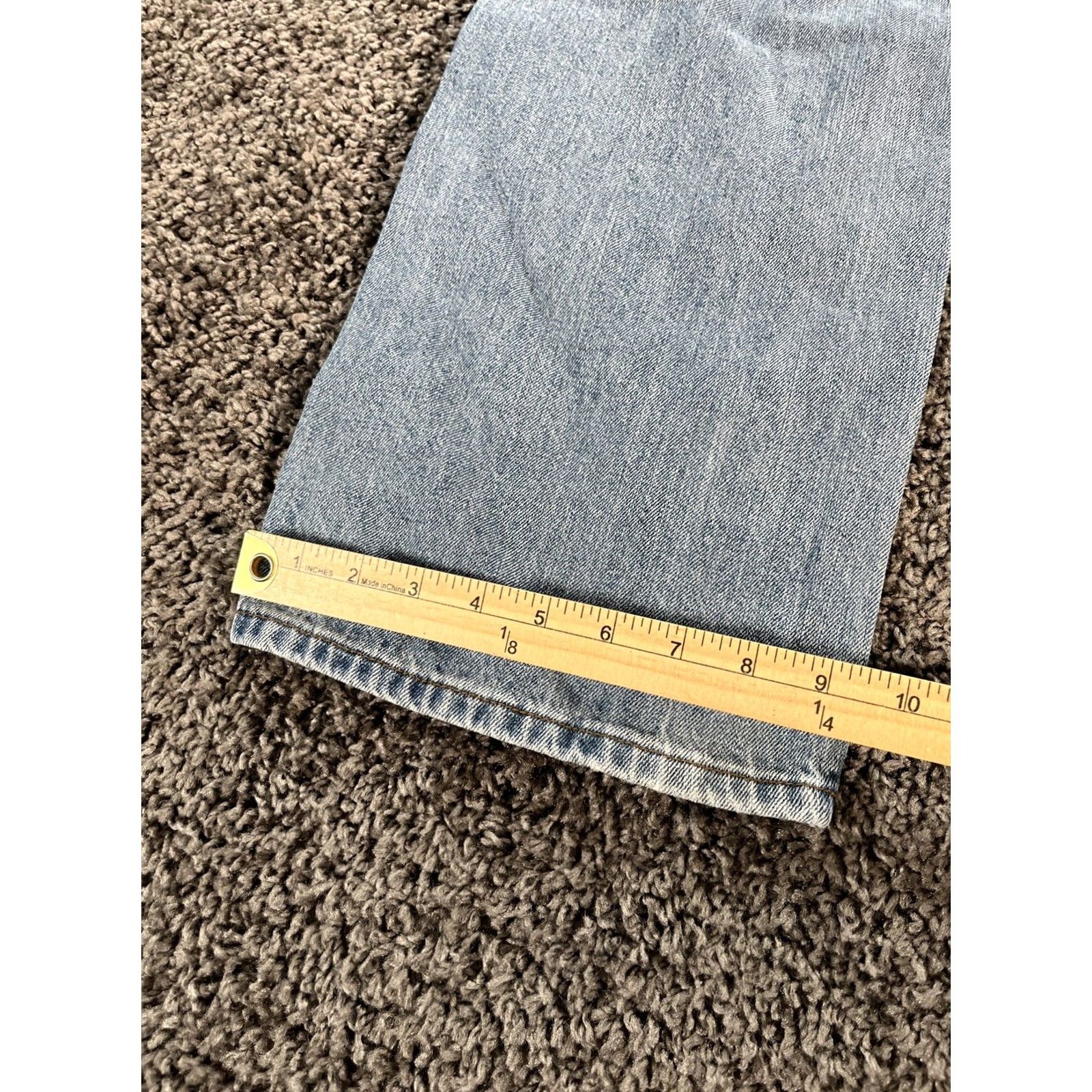 Faded Glory VINTAGE Faded Glory Jeans Mens 34x31 Denim Pants Relaxed Carpenter Utility Blue 5-Pocket Belt Loops Size US 34 / EU 50 - 3 Thumbnail