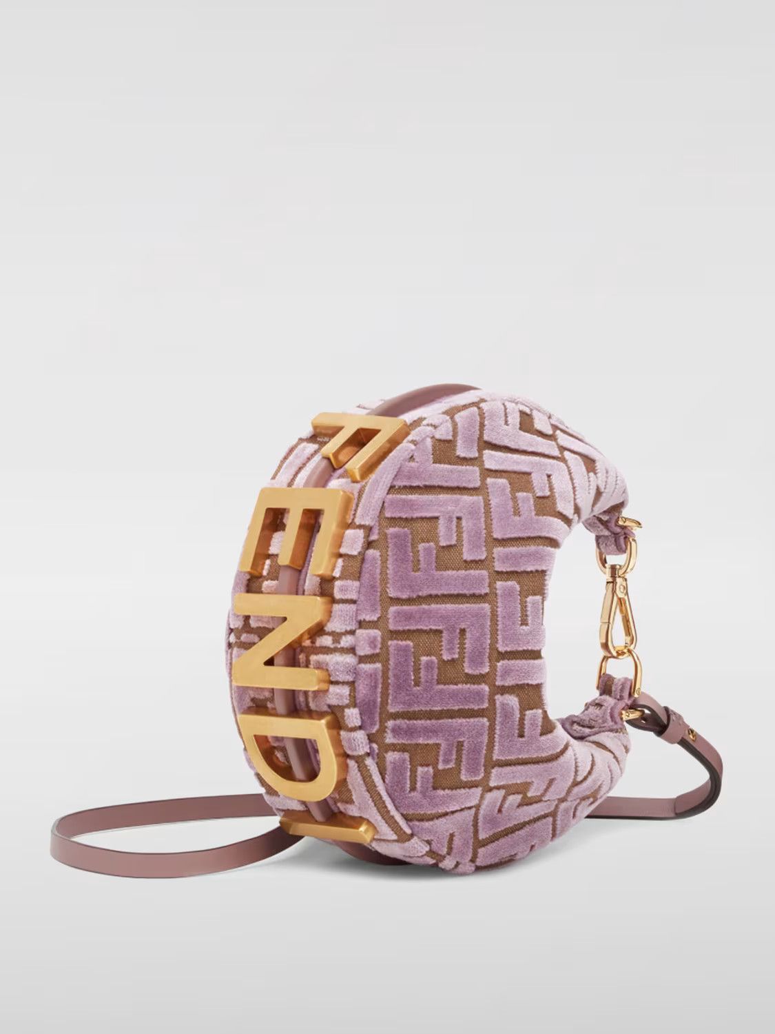 Fendi o1s1wg110326 Size: OS / Fendigraphy Mini Bag in Pink Size ONE SIZE - 2 Thumbnail