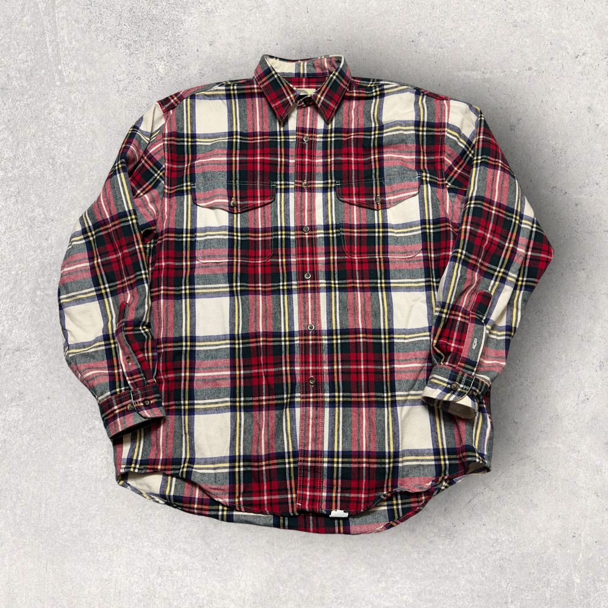 Eddie Bauer × Vintage Vintage Eddie Bauer Legends flannel shirt Size US L / EU 52-54 / 3 - 1 Thumbnail