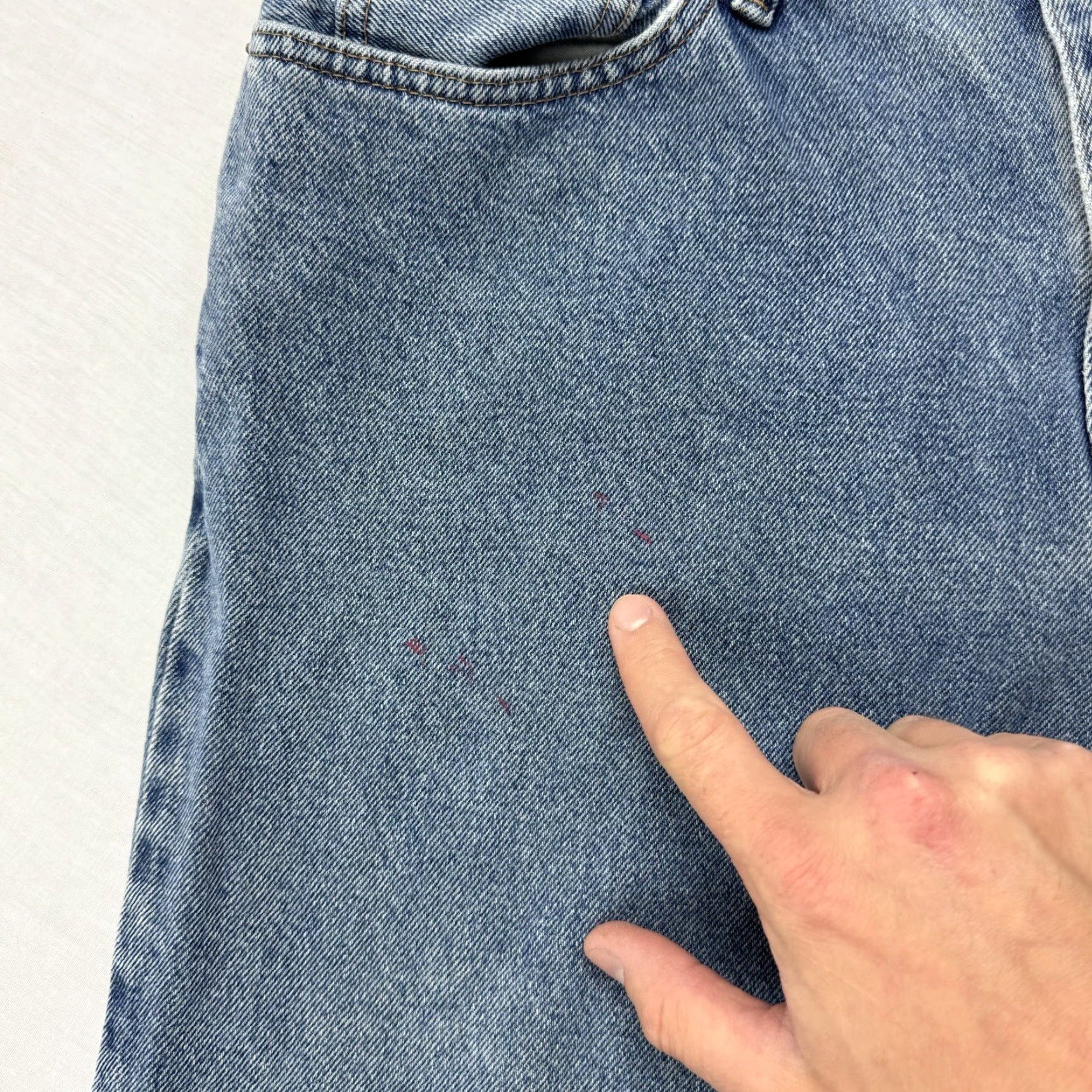 Vintage VINTAGE Urban Pipeline Baggy Jeans Adult 34x32 Blue Grunge Y2K Mens Size US 34 / EU 50 - 7 Thumbnail