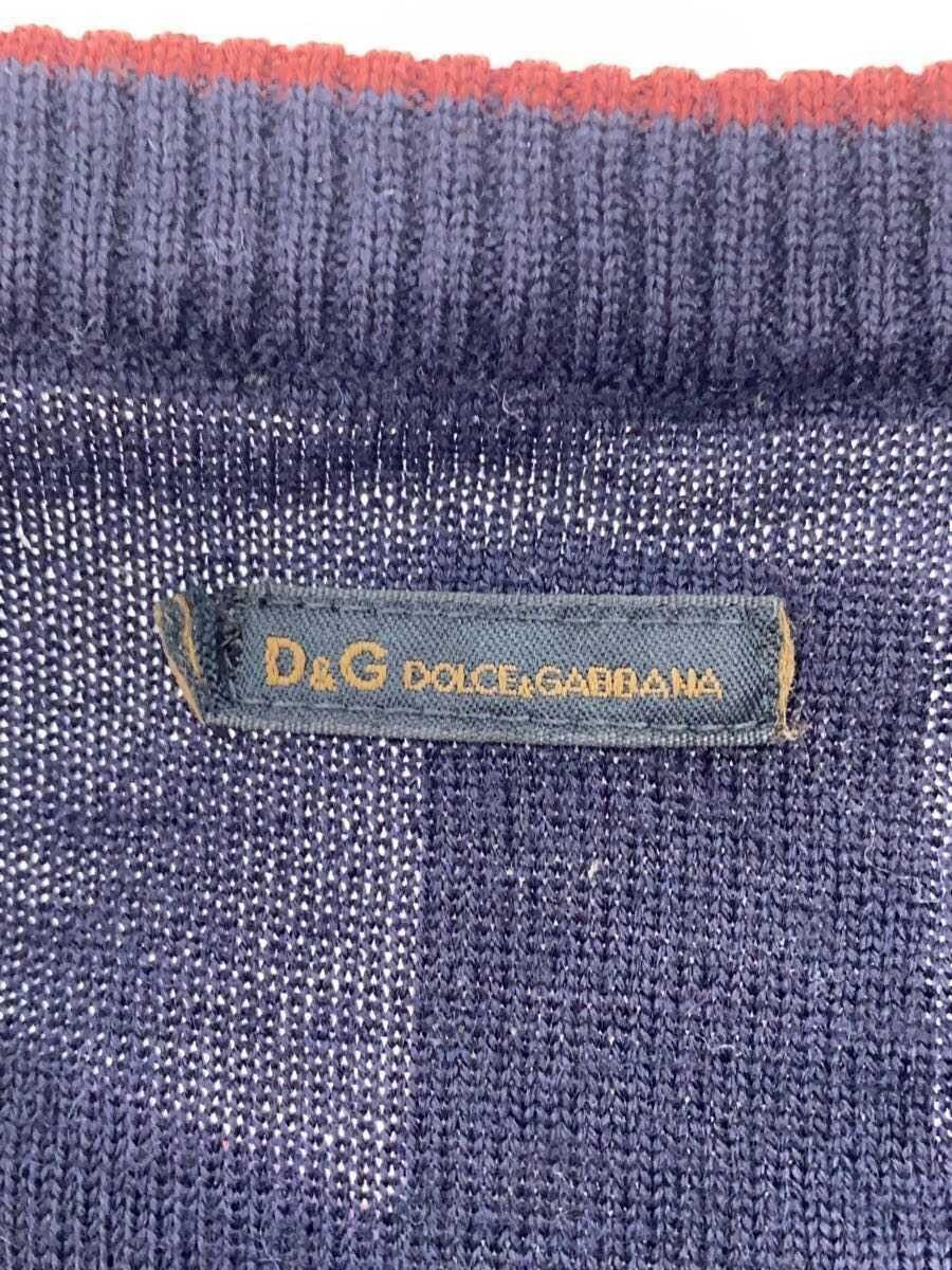 Dolce & Gabbana Plaid Stitch Raglan Wool Knit Sweater Size US M / EU 48-50 / 2 - 4 Thumbnail