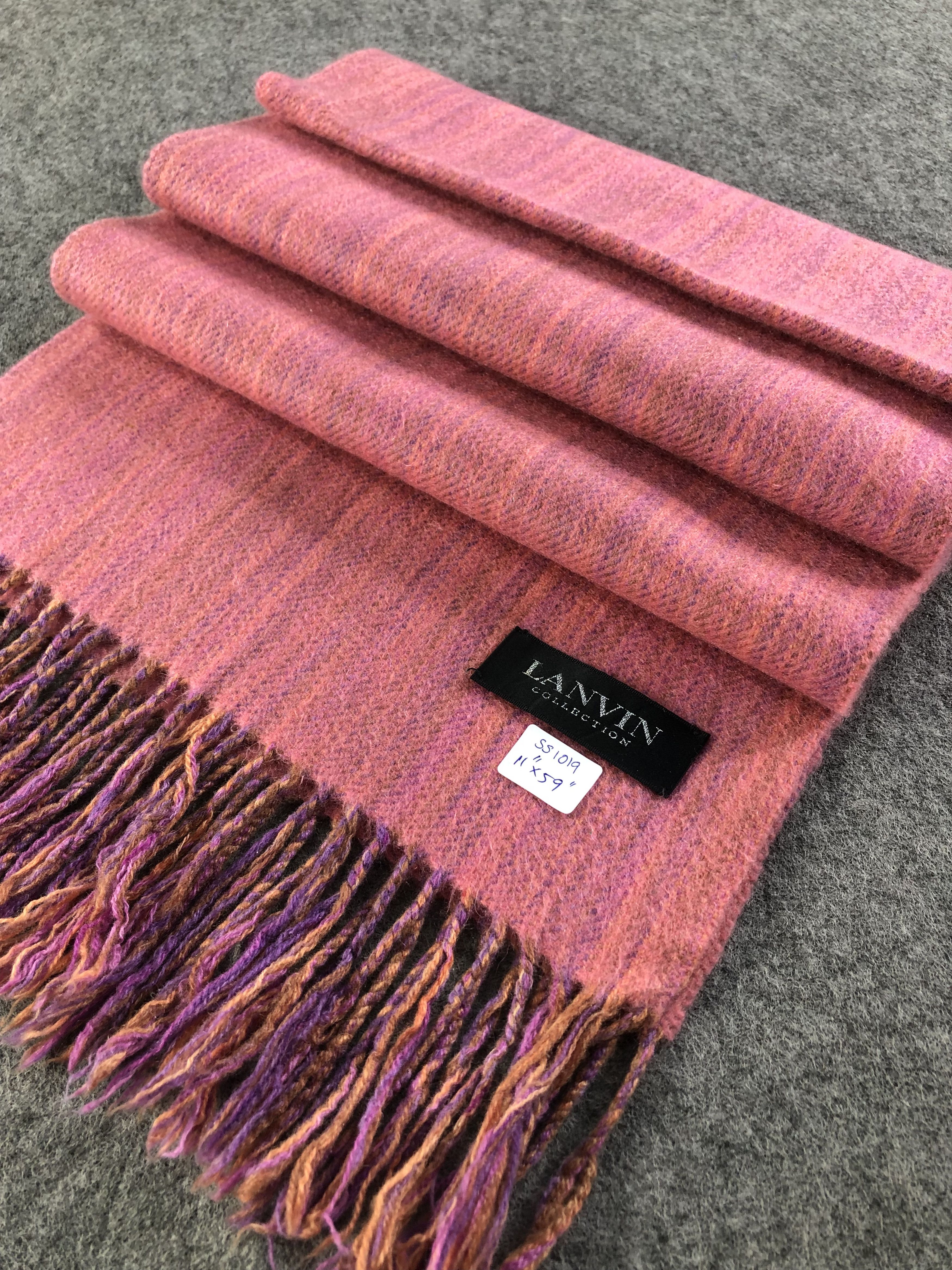 Lanvin Lanvin Cashmere Scarf / Muffler / Neckwear Size ONE SIZE - 3 Thumbnail