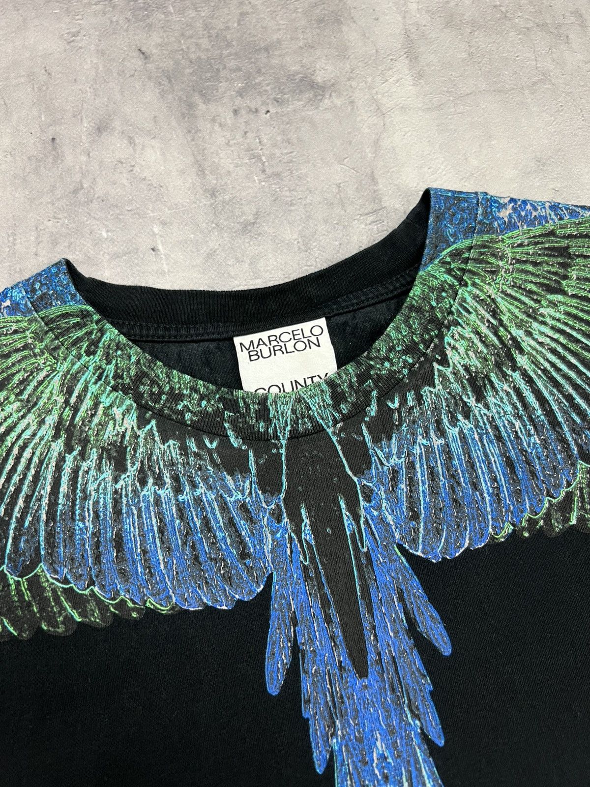 Marcelo Burlon Marcelo Burlon County of Milan Wings Print T-Shirt Size US S / EU 44-46 / 1 - 7 Thumbnail