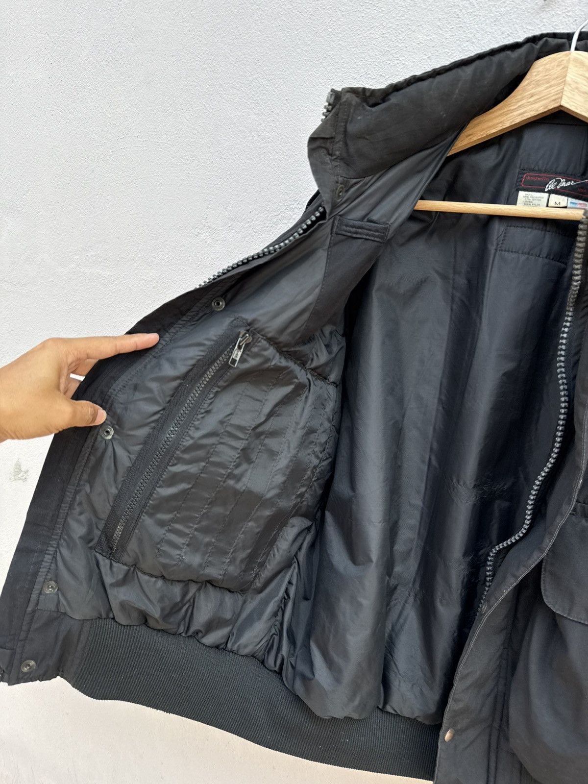 Vintage Vtg ALMAR Cargos Bomber Thinsulate Jacket like Issey miyake Size US L / EU 52-54 / 3 - 21 Thumbnail
