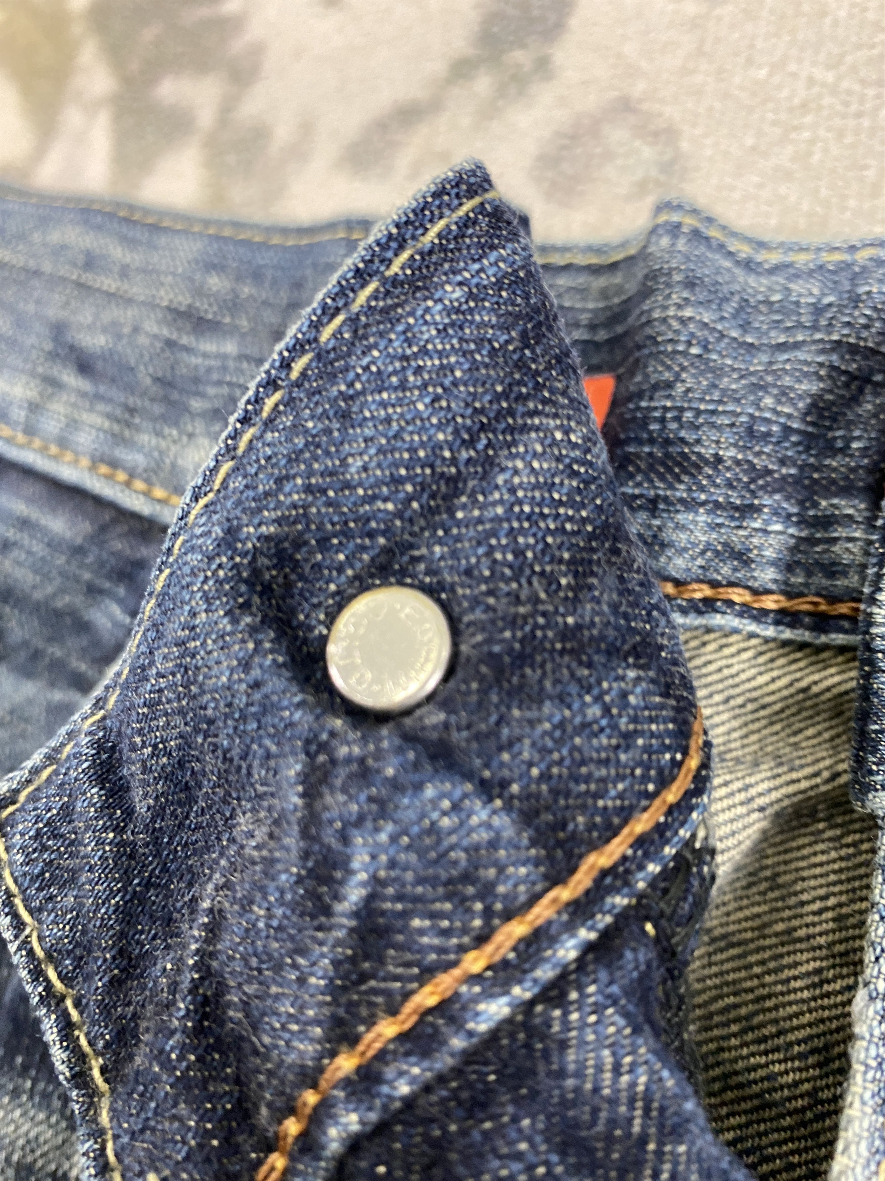 Japanese Brand Faded Blue Vintage Edwin Jeans 40x33.5 Denim- JN3654 Size US 40 / EU 56 - 7 Thumbnail