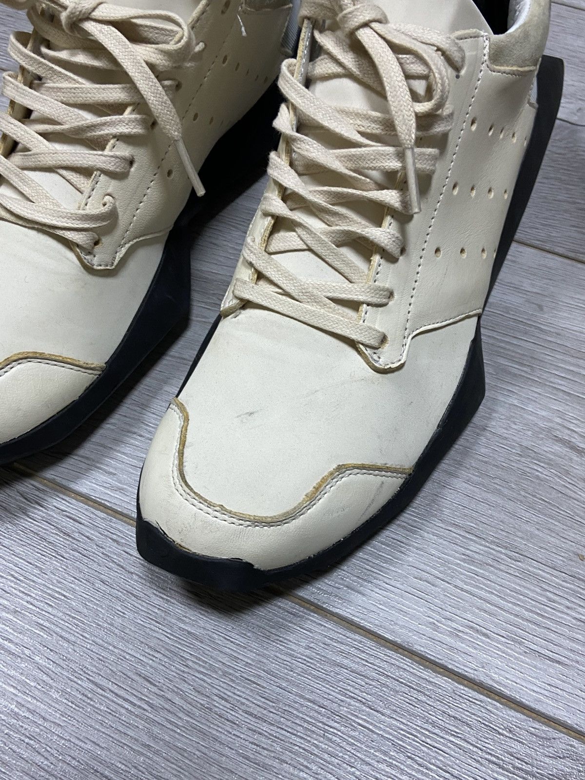 Rick Owens Rick Owens Tech Runner adidas Size US 7.5 / EU 40-41 - 10 Thumbnail