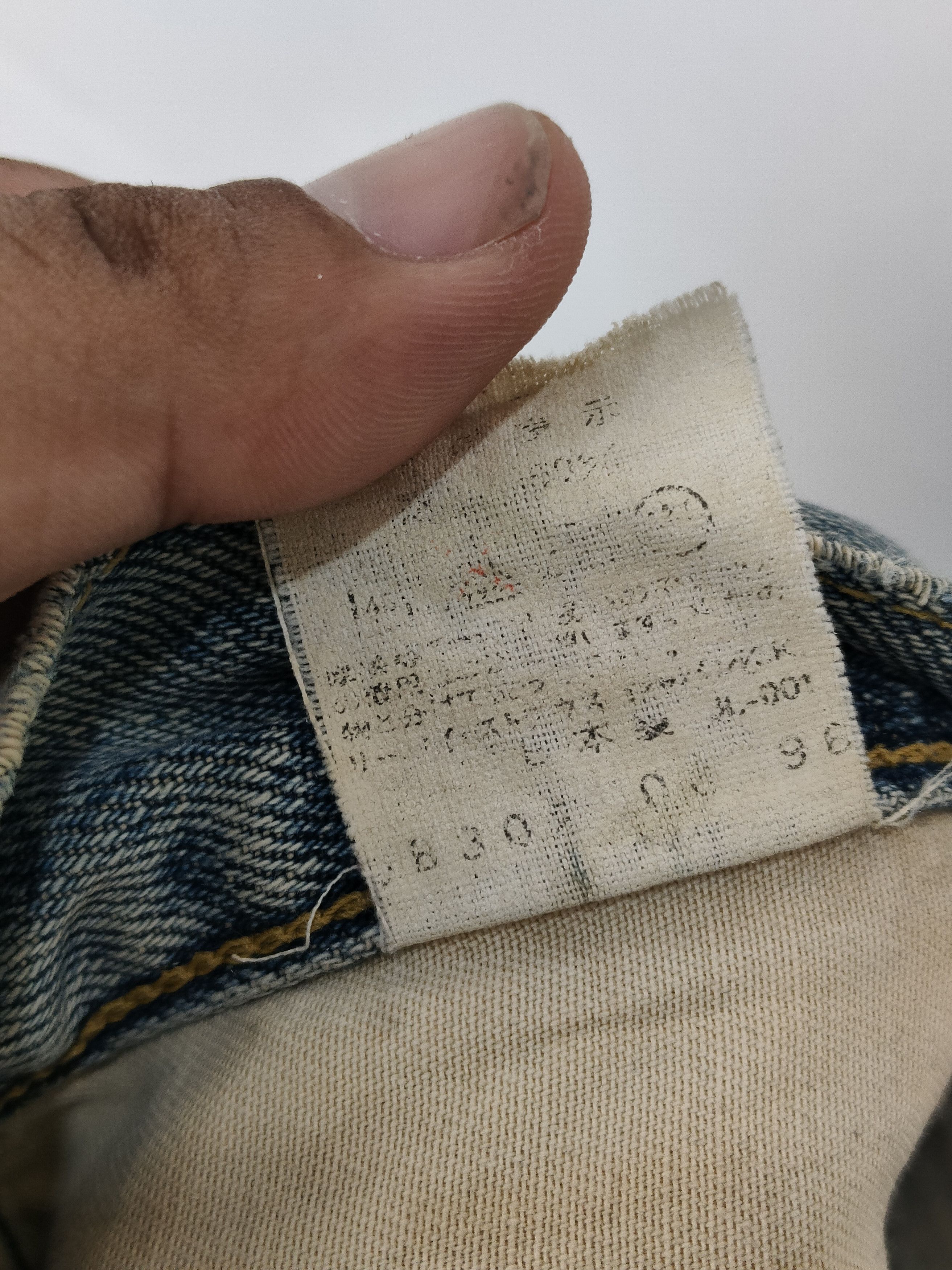 Levi's × Vintage Vintage Levi's Big E J22 button Selvedge Denim Pant Size US 33 - 9 Thumbnail