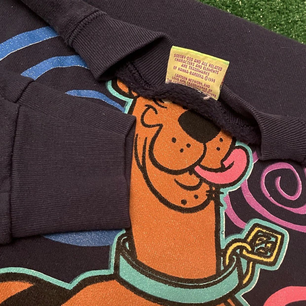 Vintage VINTAGE 90s Cartoon Network Scooby Doo VTG 1998 Crewneck Sweater Mens Size L Blue Cotton Blend Pullover Crew Neck Long Sleeve Size US L / EU 52-54 / 3 - 3 Thumbnail