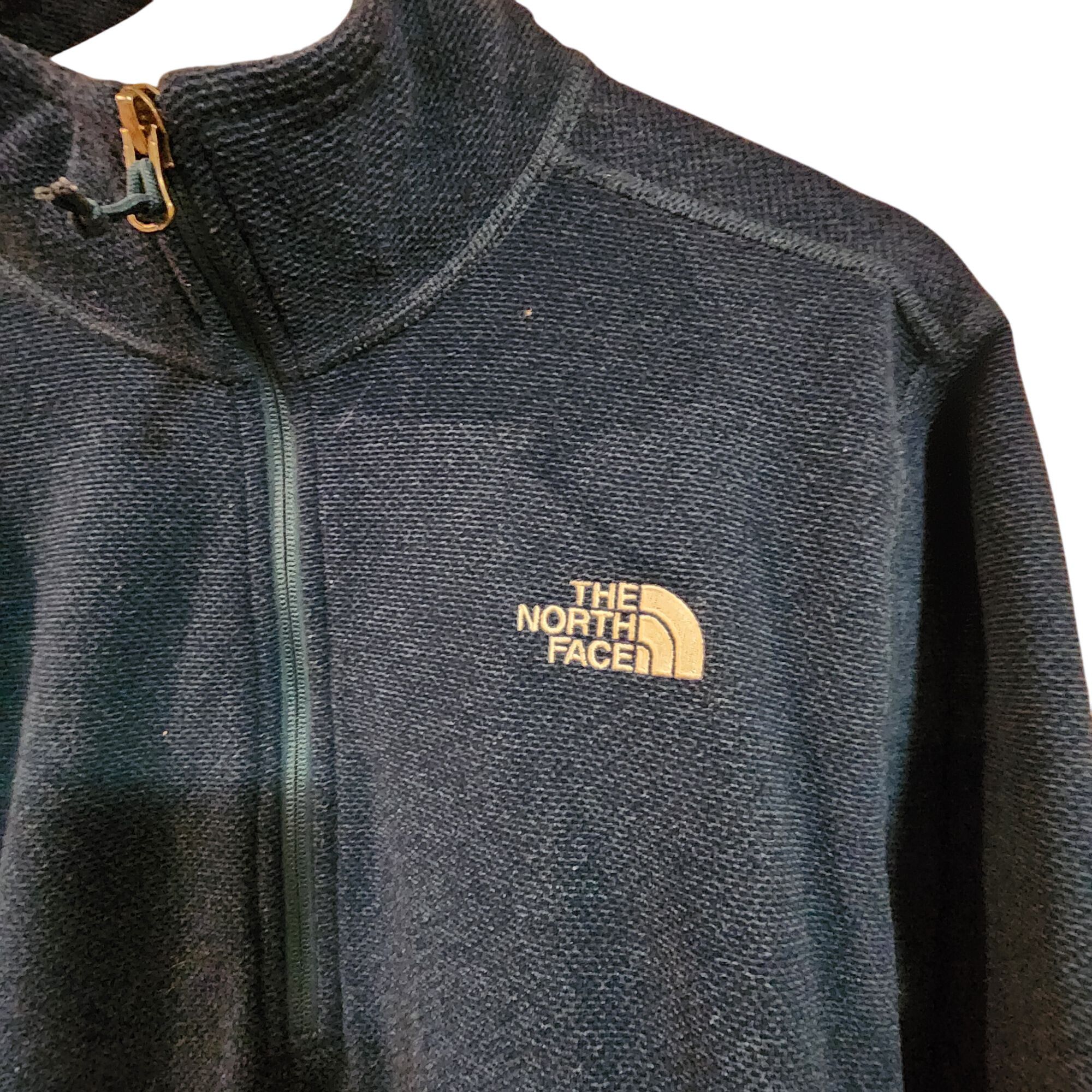 The North Face The North Face Mens Navy Blue 1/4 Zip Fleece Jacket Size XL Size US XL / EU 56 / 4 - 3 Thumbnail