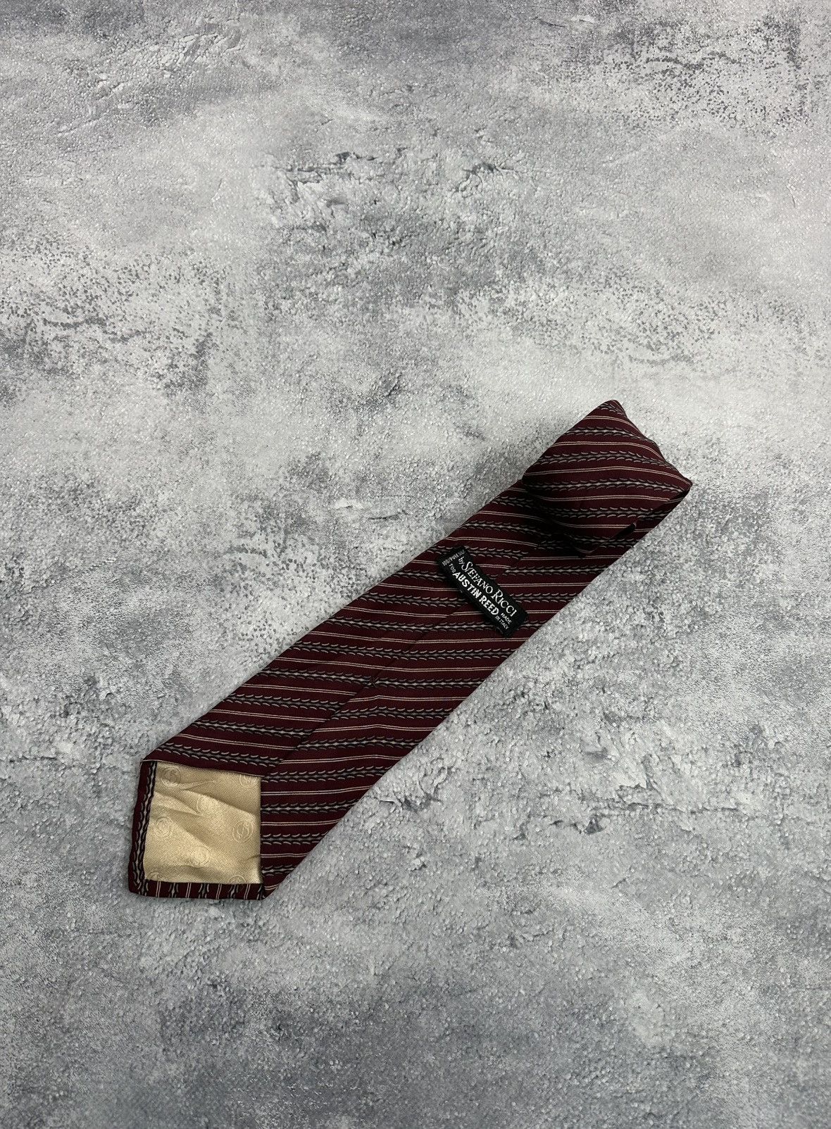 Stefano Ricci Stefano Ricci 100% Pure Silk Tie Made in Italy Striped Size ONE SIZE - 2 Thumbnail