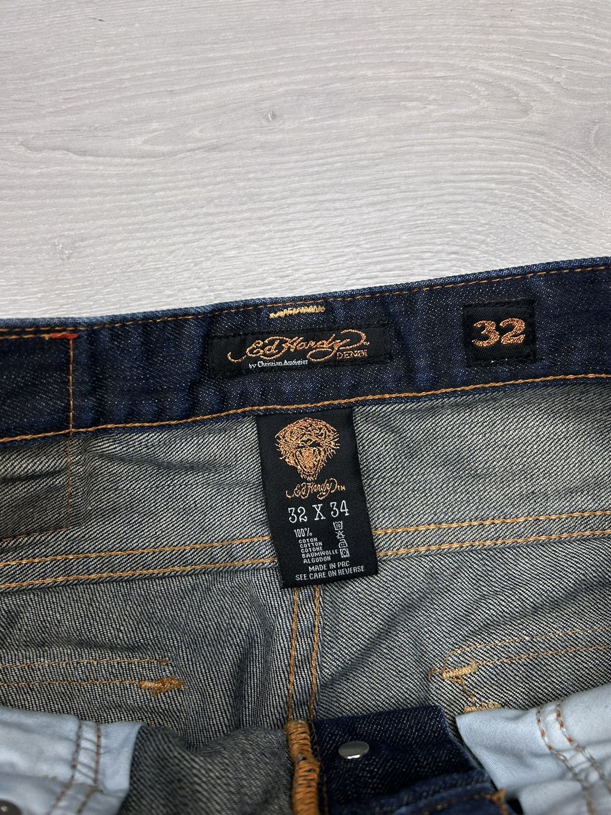 Ed Hardy × Vintage Ed Hardy Vintage Denim Jeans size 32 Size US 32 / EU 48 - 6 Thumbnail