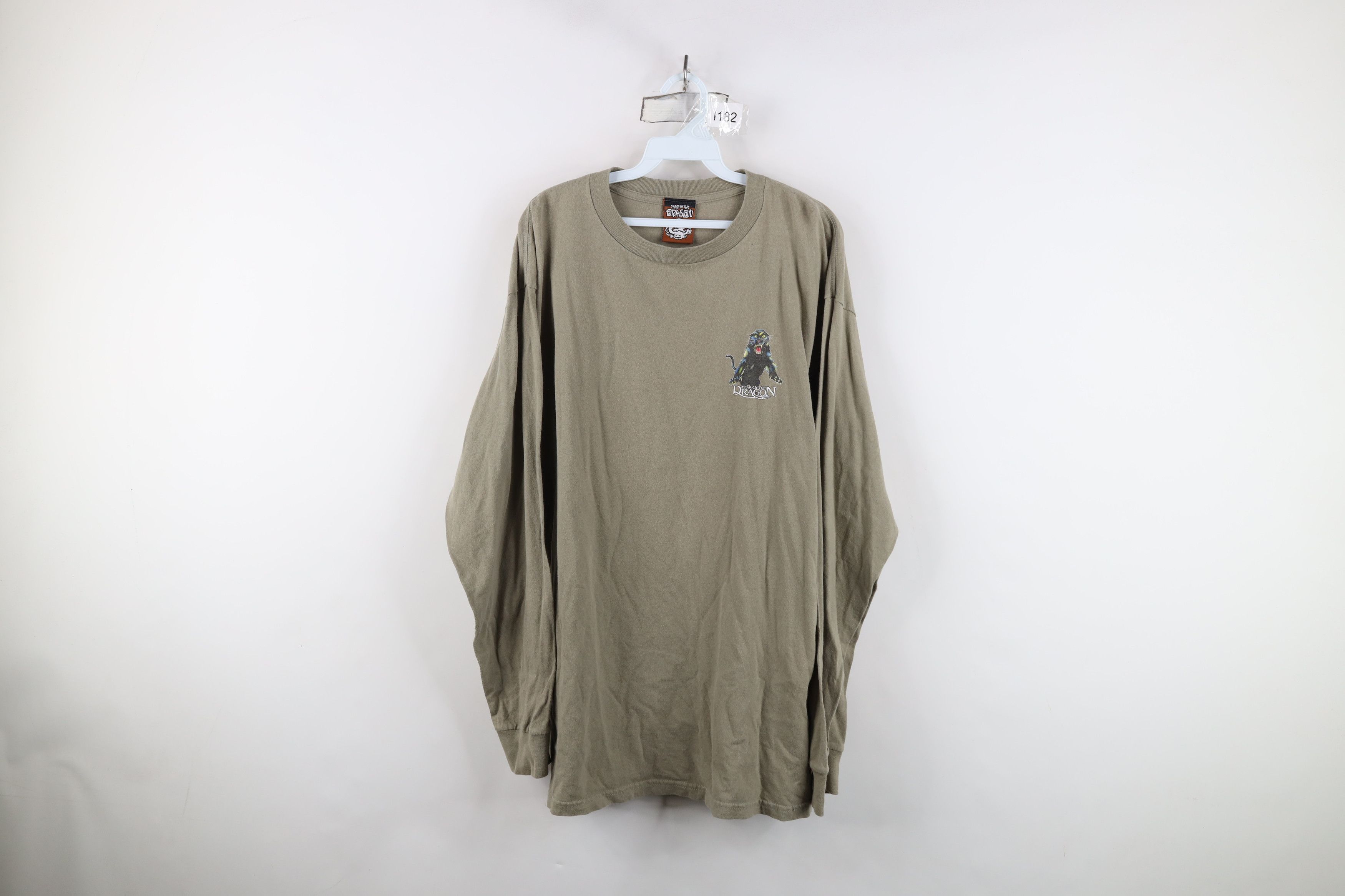 Vintage Vintage 90s Y2K Streetwear the Dragon Long Sleeve T-Shirt Size US XL / EU 56 / 4 - 1 Thumbnail