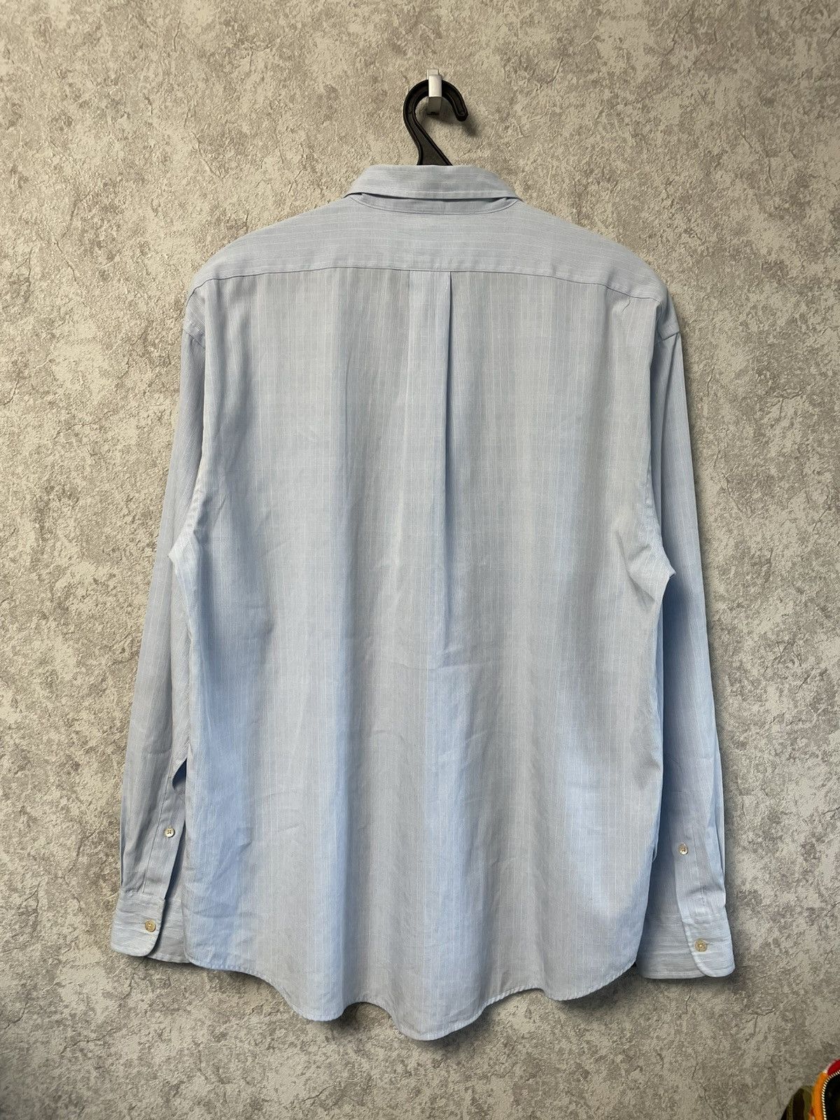 Yves Saint Laurent Vintage YSL Yves Saint Laurent Checkered Long Sleeve Shirt Size US L / EU 52-54 / 3 - 22 Thumbnail