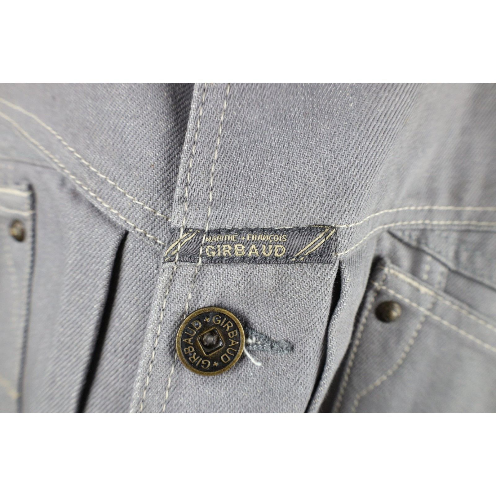 Marithe + Francois Girbaud × Vintage NOS Vintage 90s Marithe Francois Girbaud Denim Jacket 4XL Size US XXL / EU 58 / 5 - 9 Thumbnail