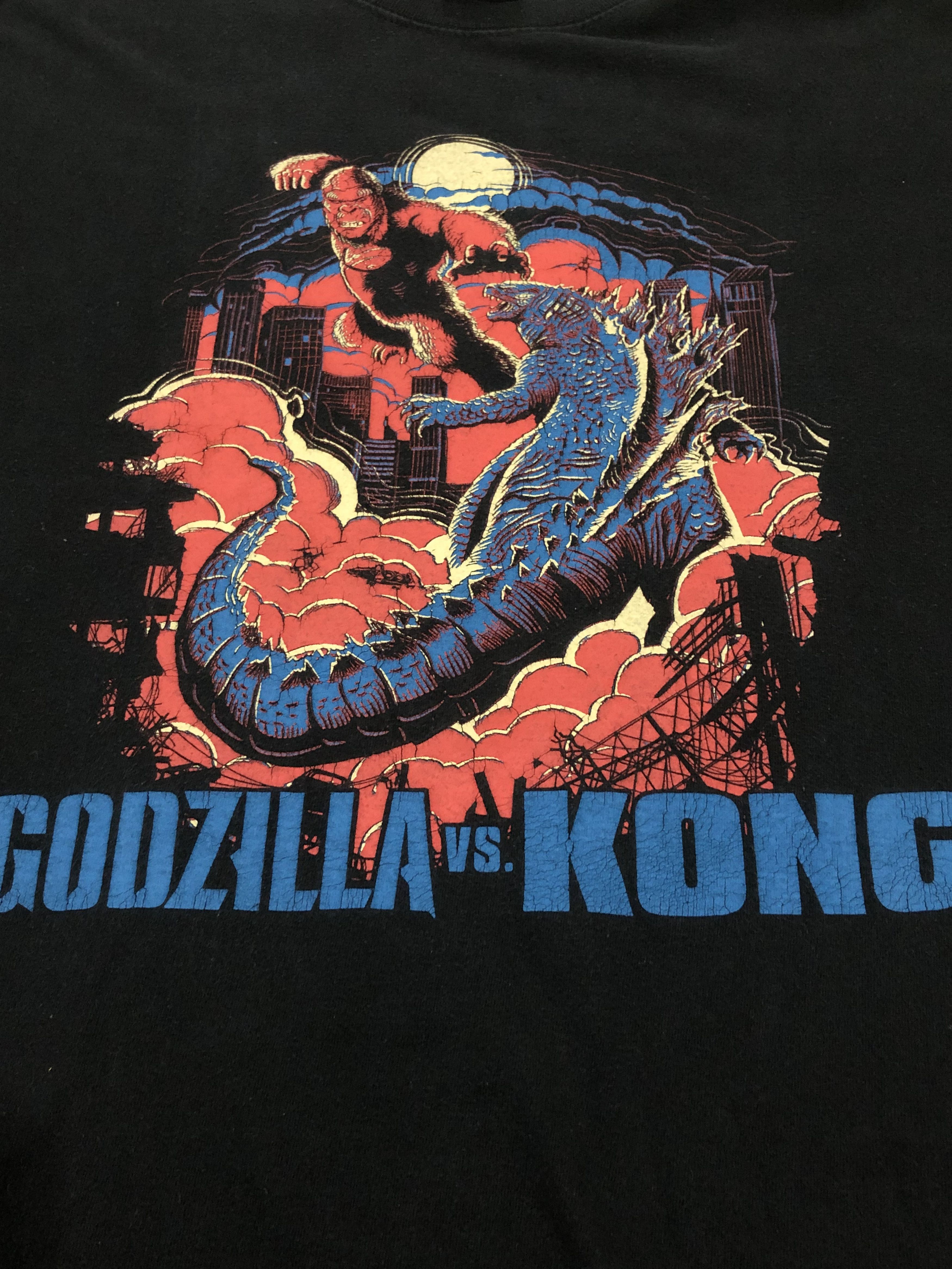 Arts & Science × Vintage Vintage Godzilla vs Kong Tshirt Size US XL / EU 56 / 4 - 3 Thumbnail