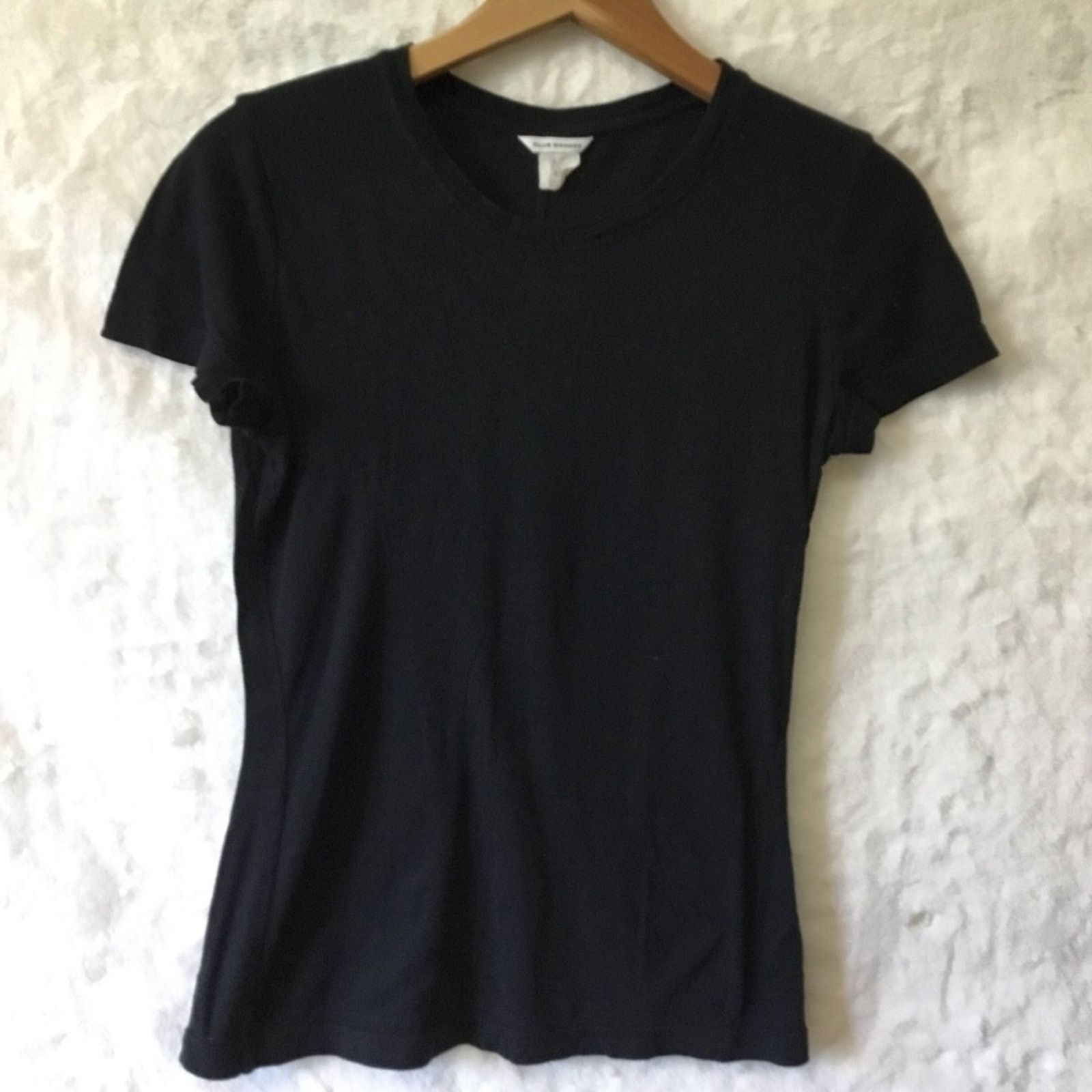 Club Monaco Club Monaco Black Classic Short Sleeve T-Shirt Size S / US 4 / IT 40 - 1 Thumbnail