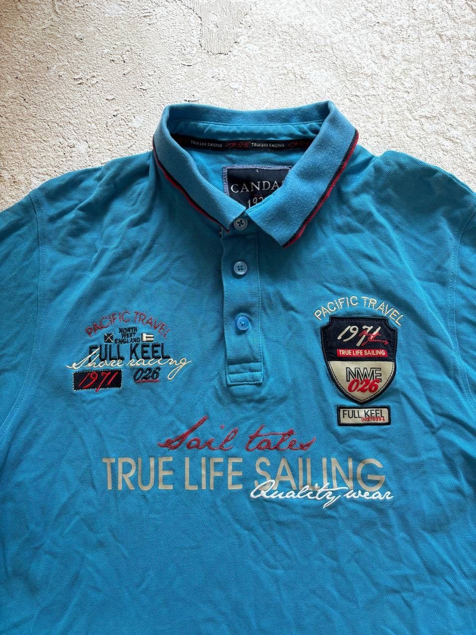 Japanese Brand × Vintage Polo Ralph Lauren style distressed polo Size US L / EU 52-54 / 3 - 4 Thumbnail