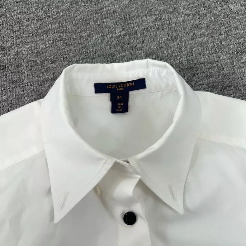 Louis Vuitton Louis Vuitton Cutout white shirt 2505-Nextarrow Size XXS / US 00 / IT 34 - 5 Thumbnail