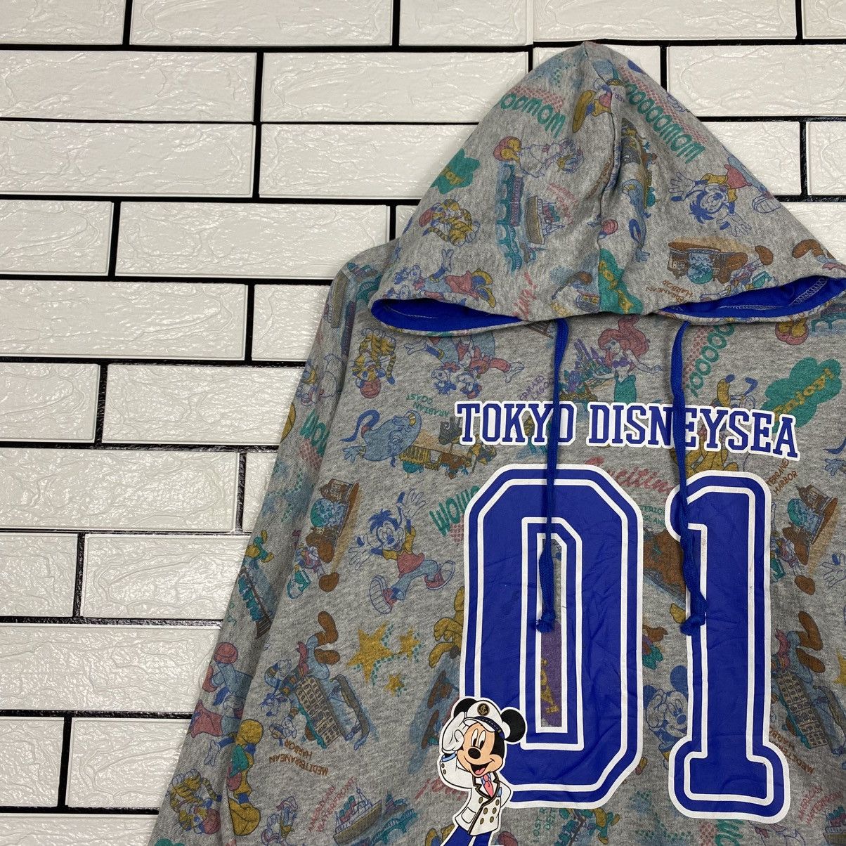 Japanese Brand 📌 Camouflage Hoodie Pull Over Disney Mickey Mouse Size US M / EU 48-50 / 2 - 8 Thumbnail