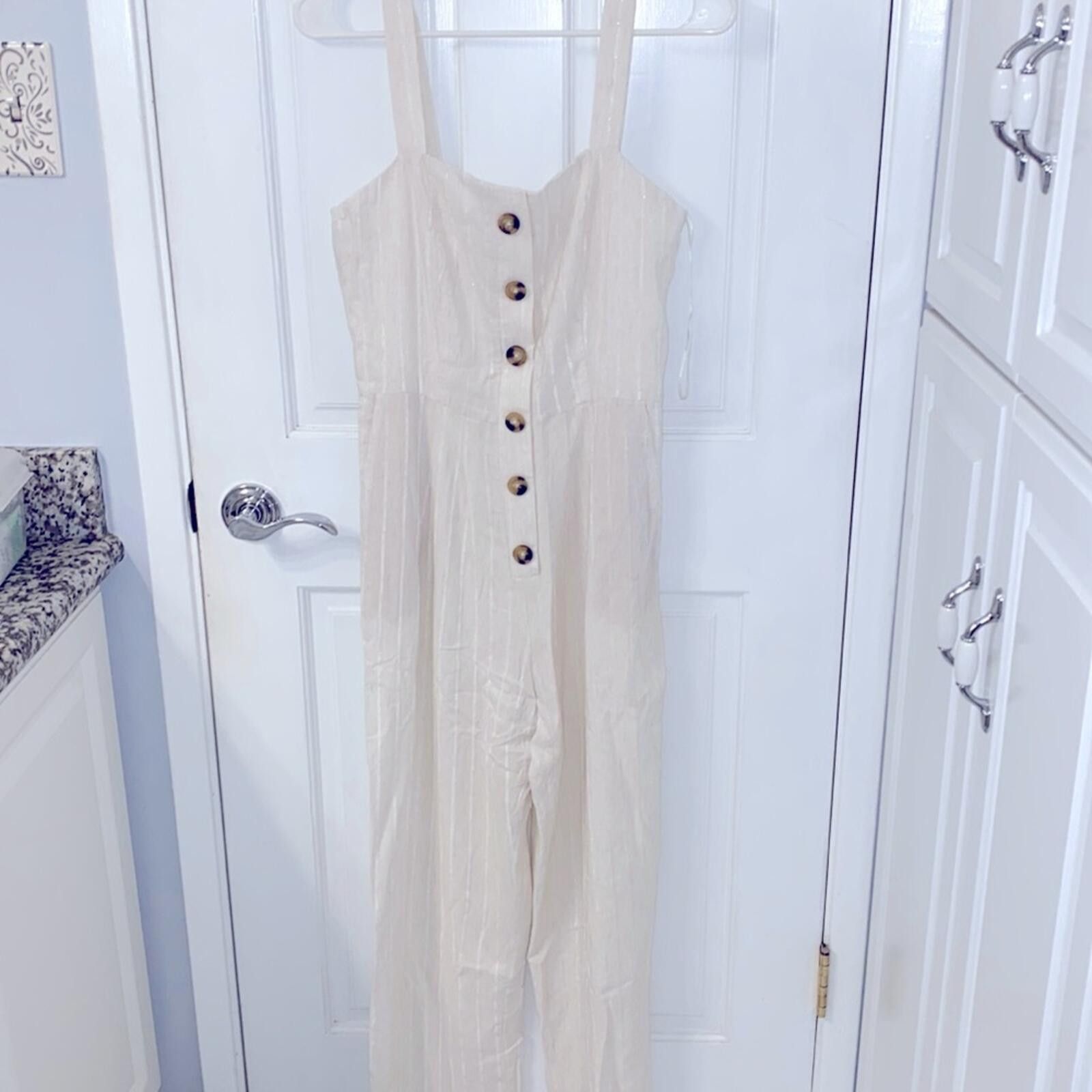 Other NWT button front jumpsuit Size 28" / US 6 / IT 42 - 3 Thumbnail