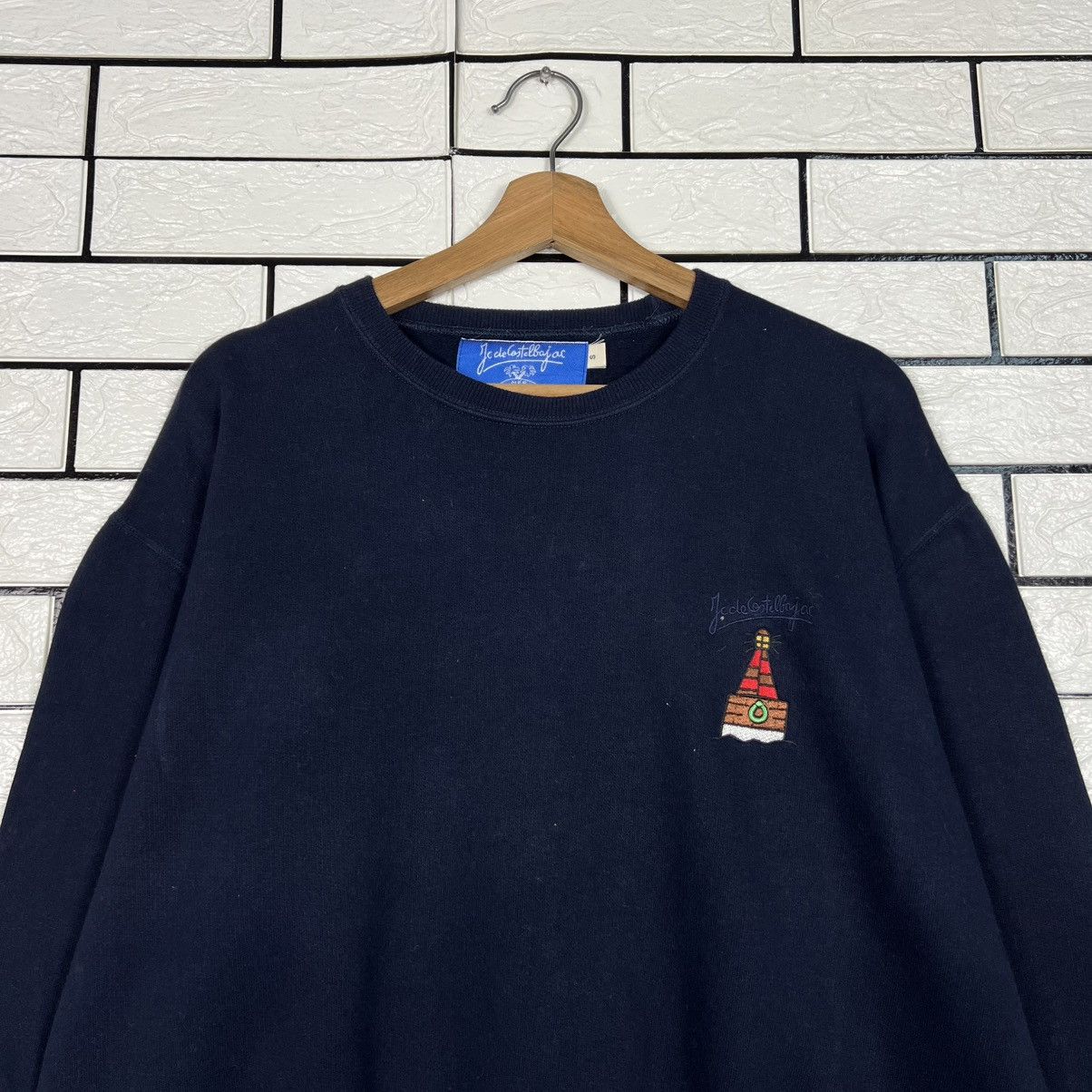 Jean Charles De Castelbajac JC DE CASTEBAJAC Small Logo Crewneck Sweatshirt #3948-C180 Size US S / EU 44-46 / 1 - 2 Thumbnail