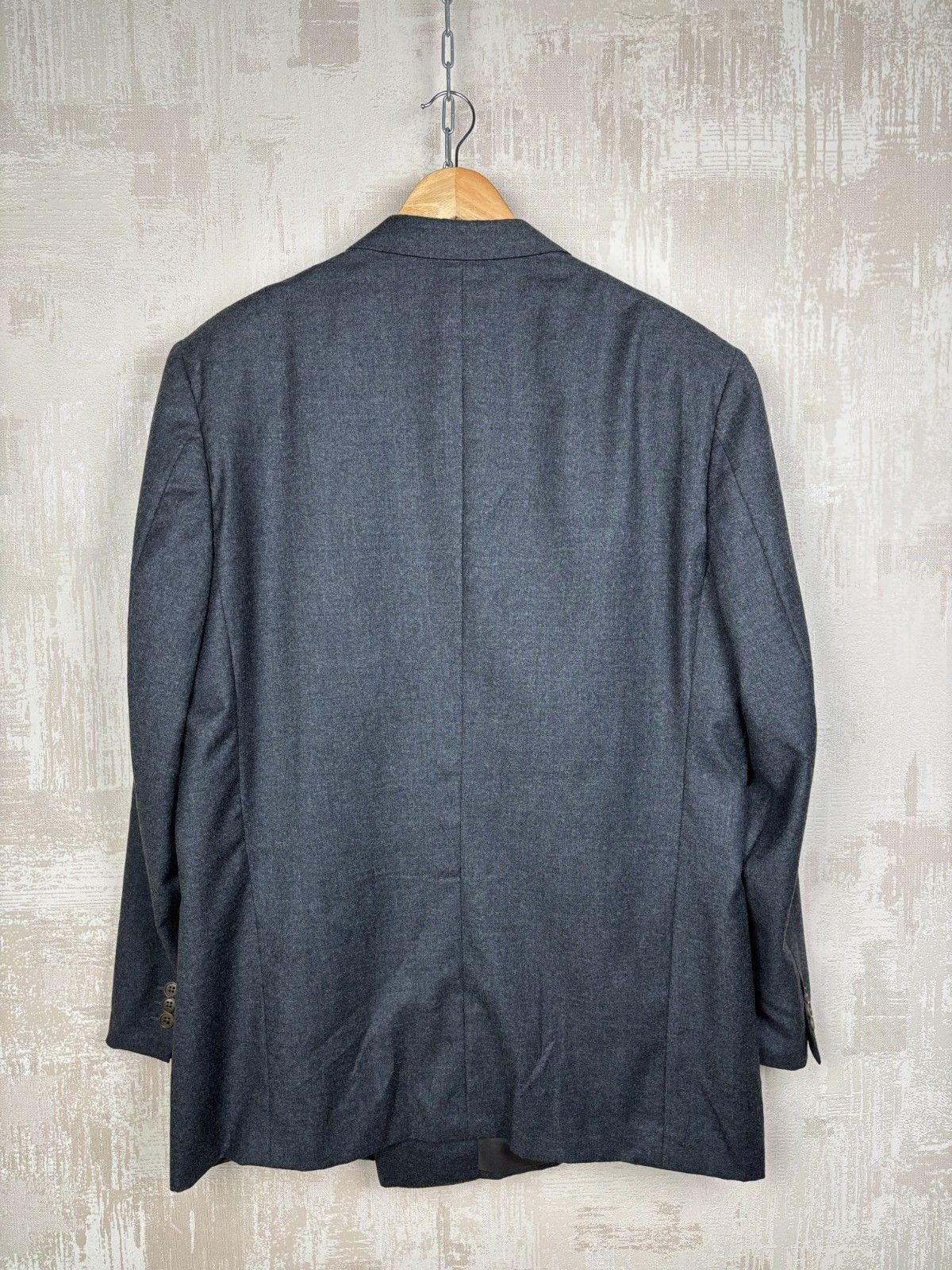 Ermenegildo Zegna VTG Ermenegildo Zegna Wool Cashmere Double Breasted Blazer Size 48R - 18 Thumbnail