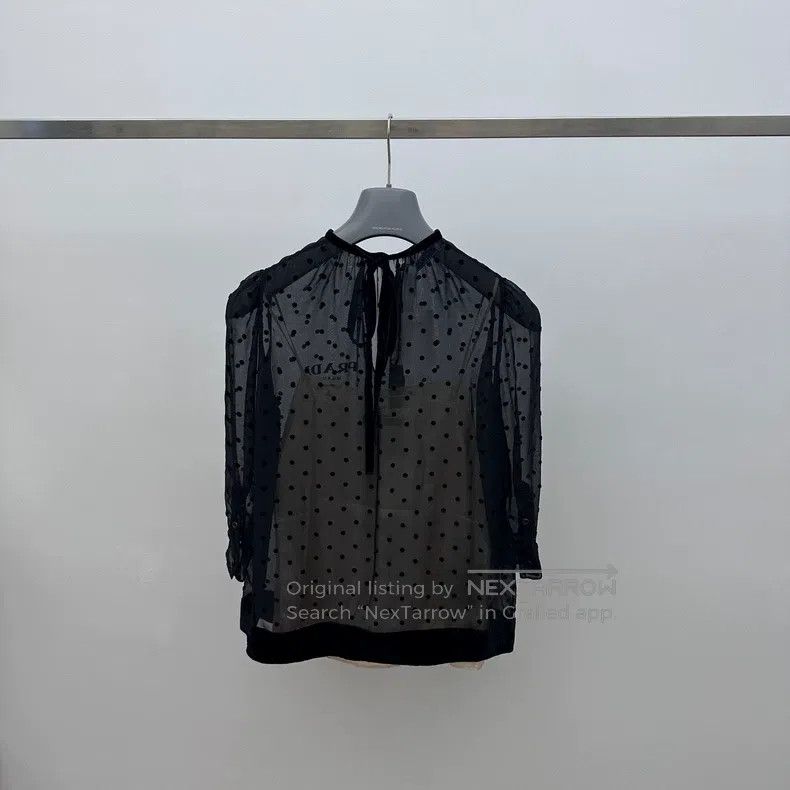 Prada Prada Fluctuating perspective two-piece shirt set Size XS / US 0-2 / IT 36-38 - 2 Thumbnail