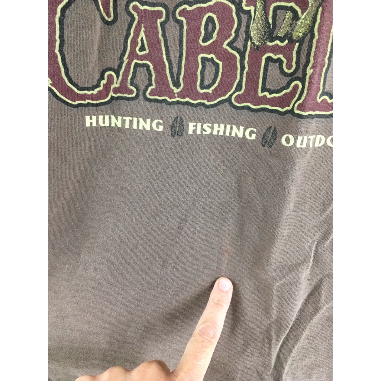 Vintage Carrousel T-Shirt Men's M Brown Short Sleeve Crew Neck Cabela's Deer Print Shirt Mens M Brown Deer Print Size US M / EU 48-50 / 2 - 3 Thumbnail