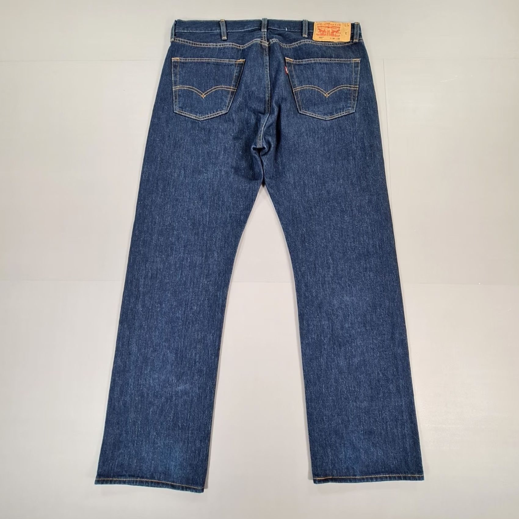 Levi's Levi's 501 Jeans Blue W38 L32 Regular Fit Straight Denim Mens Blue Regular Levi's 501 Series Vintage No Size US 38 / EU 54 - 6 Thumbnail