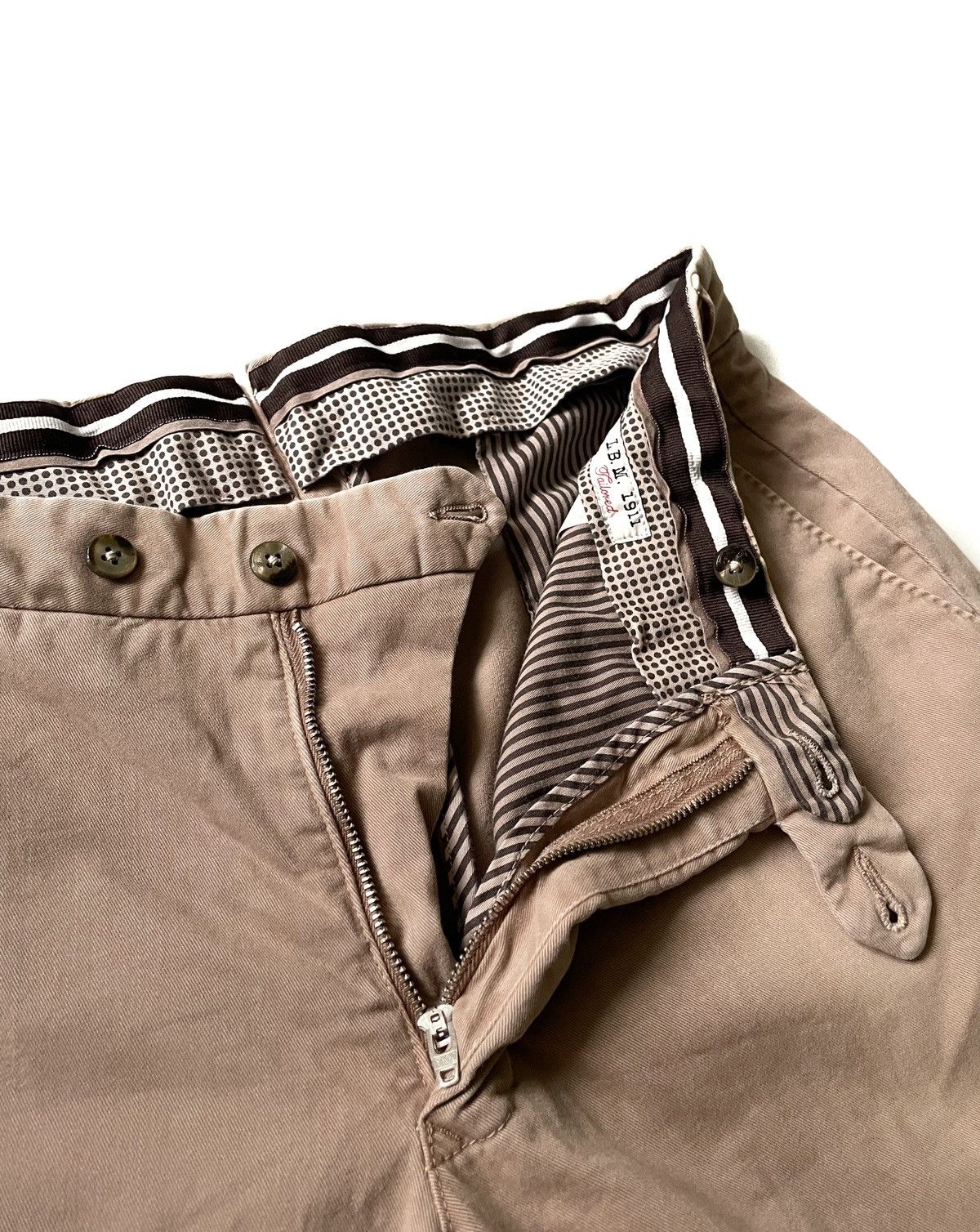 L.B.M. 1911 LBM 1911 Men Classic Cotton & Wool Slim Trousers Size 52/L Size US 34 / EU 50 - 7 Thumbnail