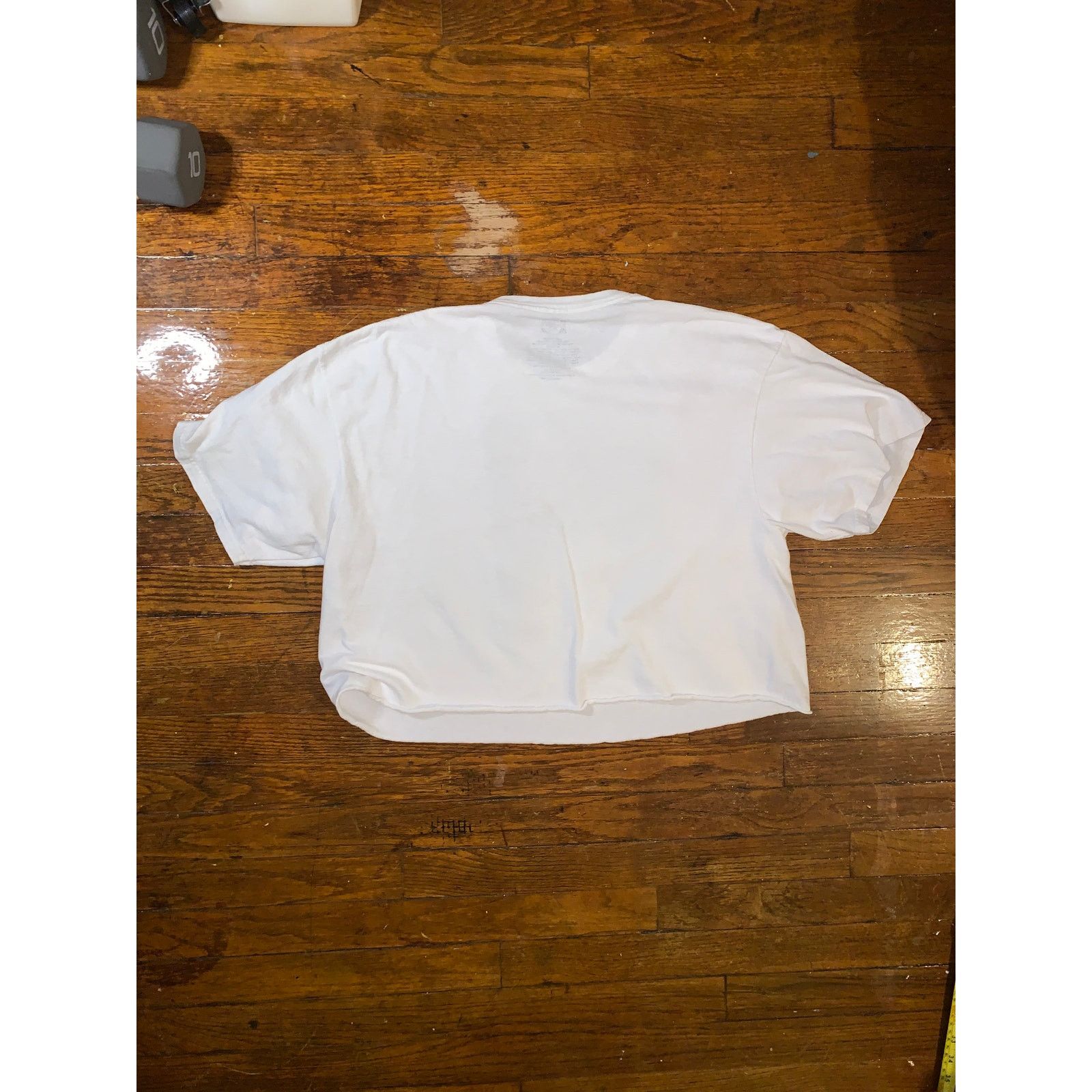 Band Tees × Other Selena Cropped T Shirt Womens XL White Boxy Tejano Singer Size XL / US 12-14 / IT 48-50 - 4 Thumbnail