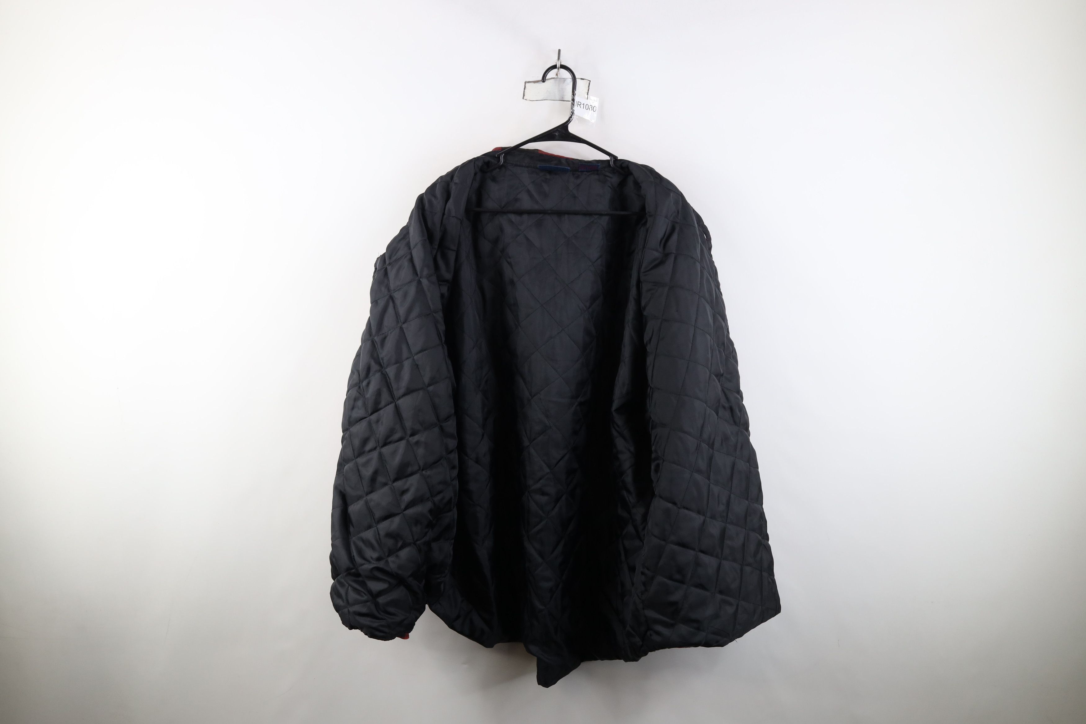 Vintage Vintage 90s Streetwear Quilted Flannel Shirt Jacket Plaid Size US XXL / EU 58 / 5 - 9 Thumbnail