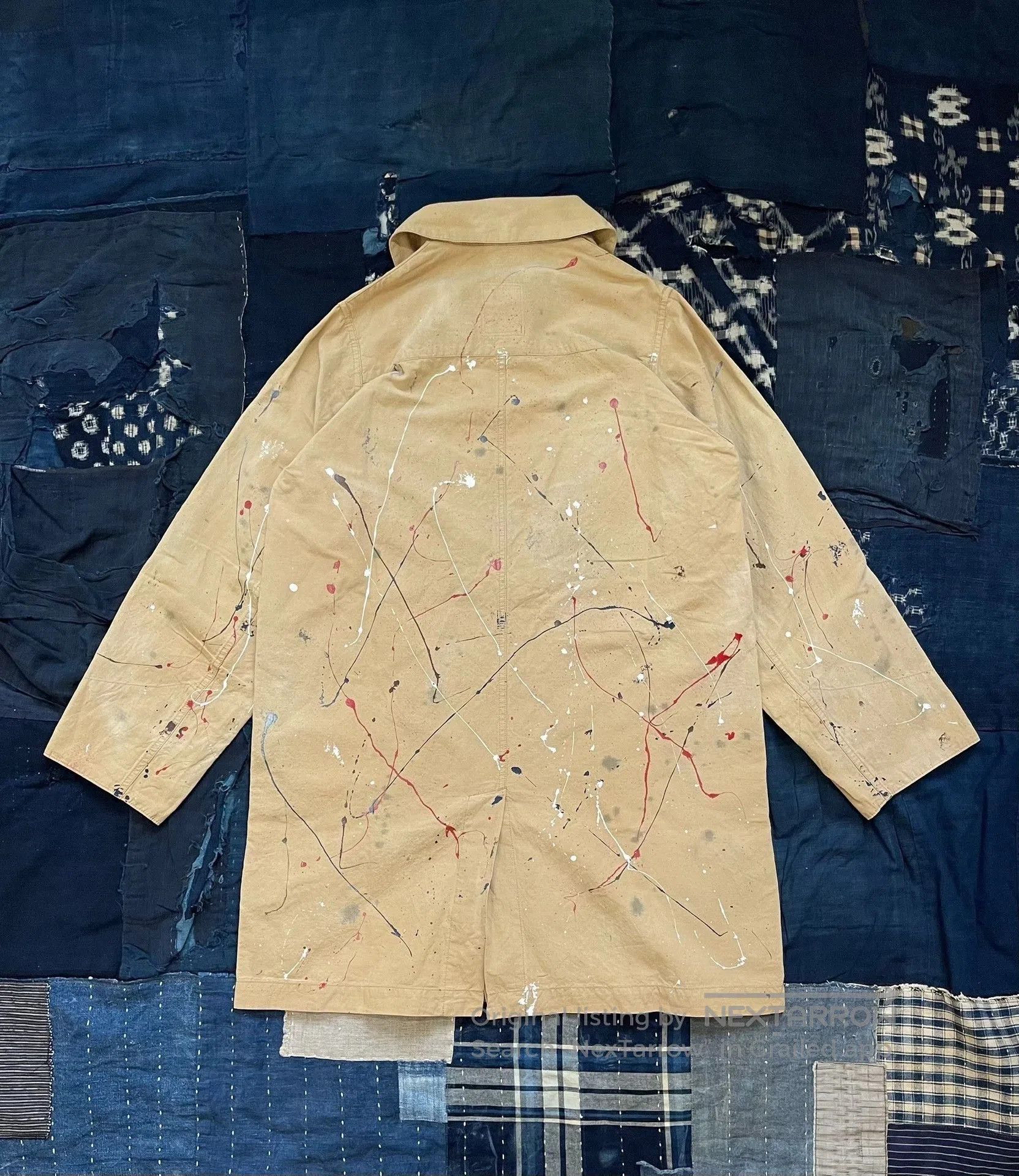 Visvim VISVIM 18AW Grease Monkey Paint Splatter Coat. Size US S / EU 44-46 / 1 - 3 Thumbnail