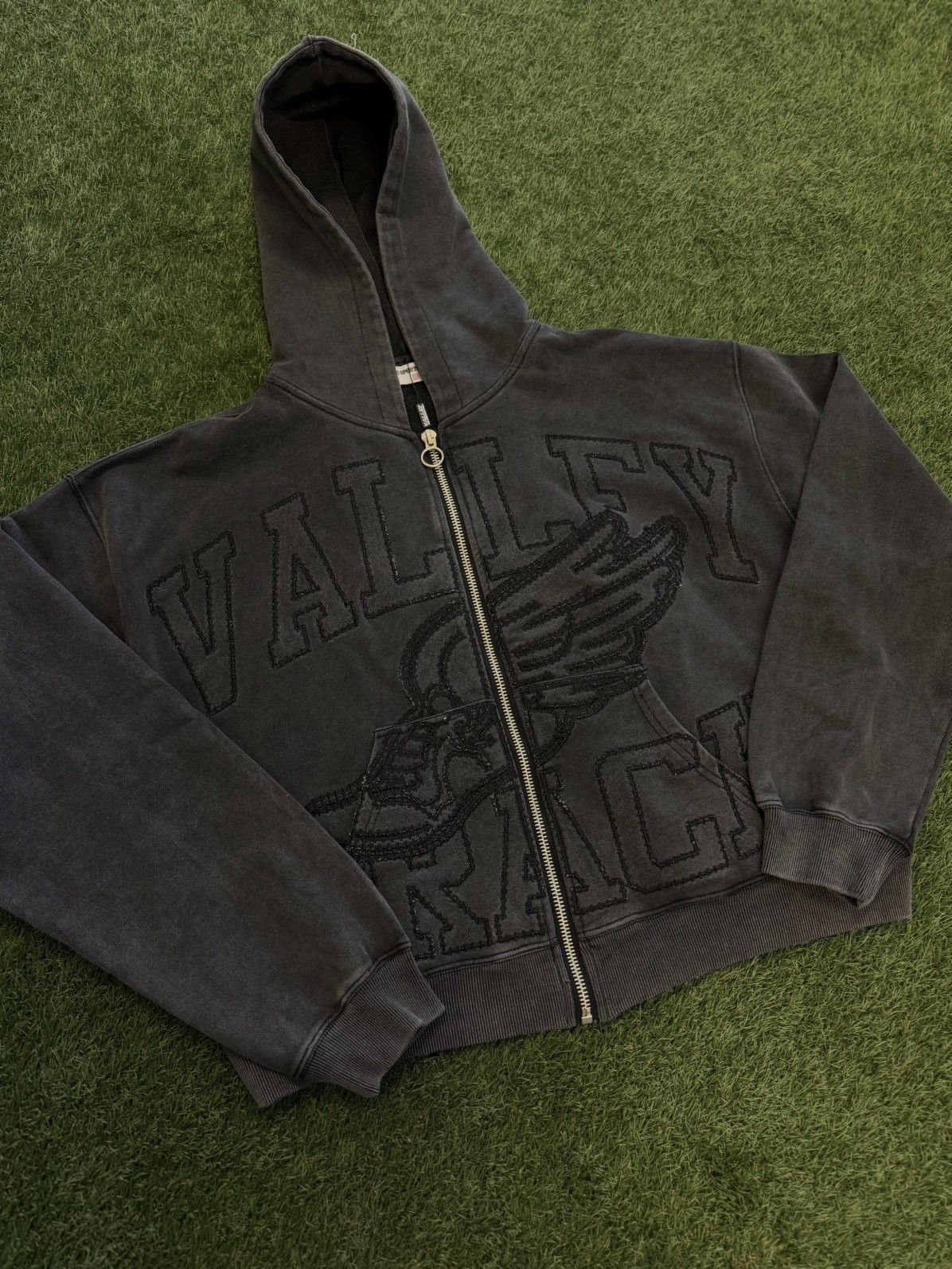 Vale Vale Zip Up Hoodie Black Size XL Brand New Size US XL / EU 56 / 4 - 2 Thumbnail