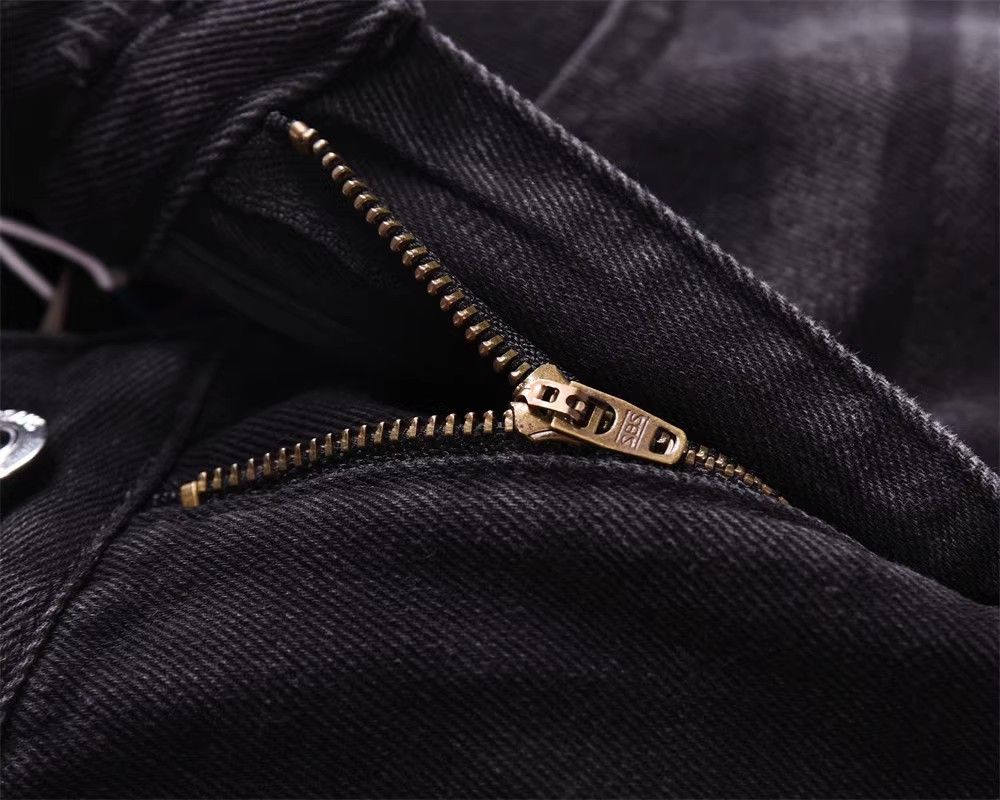 Japanese Brand × Jean Men's trendy side stripe stitching straight washed jeans Size US 32 / EU 48 - 4 Thumbnail