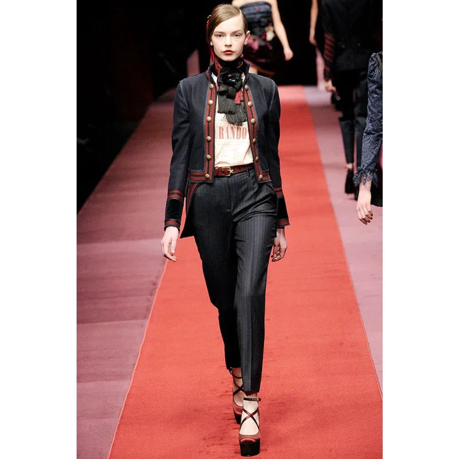 Dolce & Gabbana A/W2009 Dolce & Gabbana runway pirate Napoleon jacket Size S / US 4 / IT 40 - 2 Thumbnail