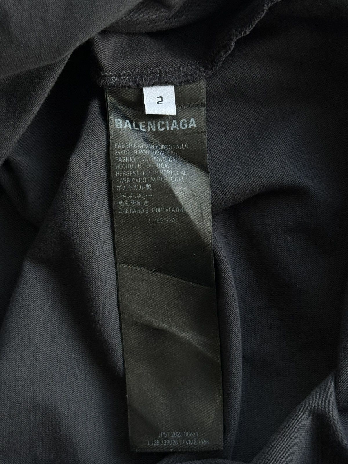 Balenciaga Balenciaga - Offshore Logo Tee Size US XXL / EU 58 / 5 - 10 Thumbnail