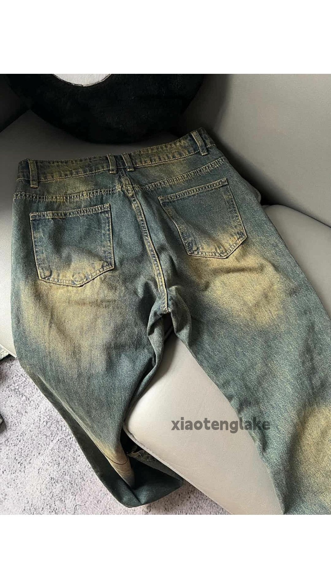Jean × Vintage washed faded rusty yuppie bootcut flared jeans Size US 30 / EU 46 - 8 Thumbnail
