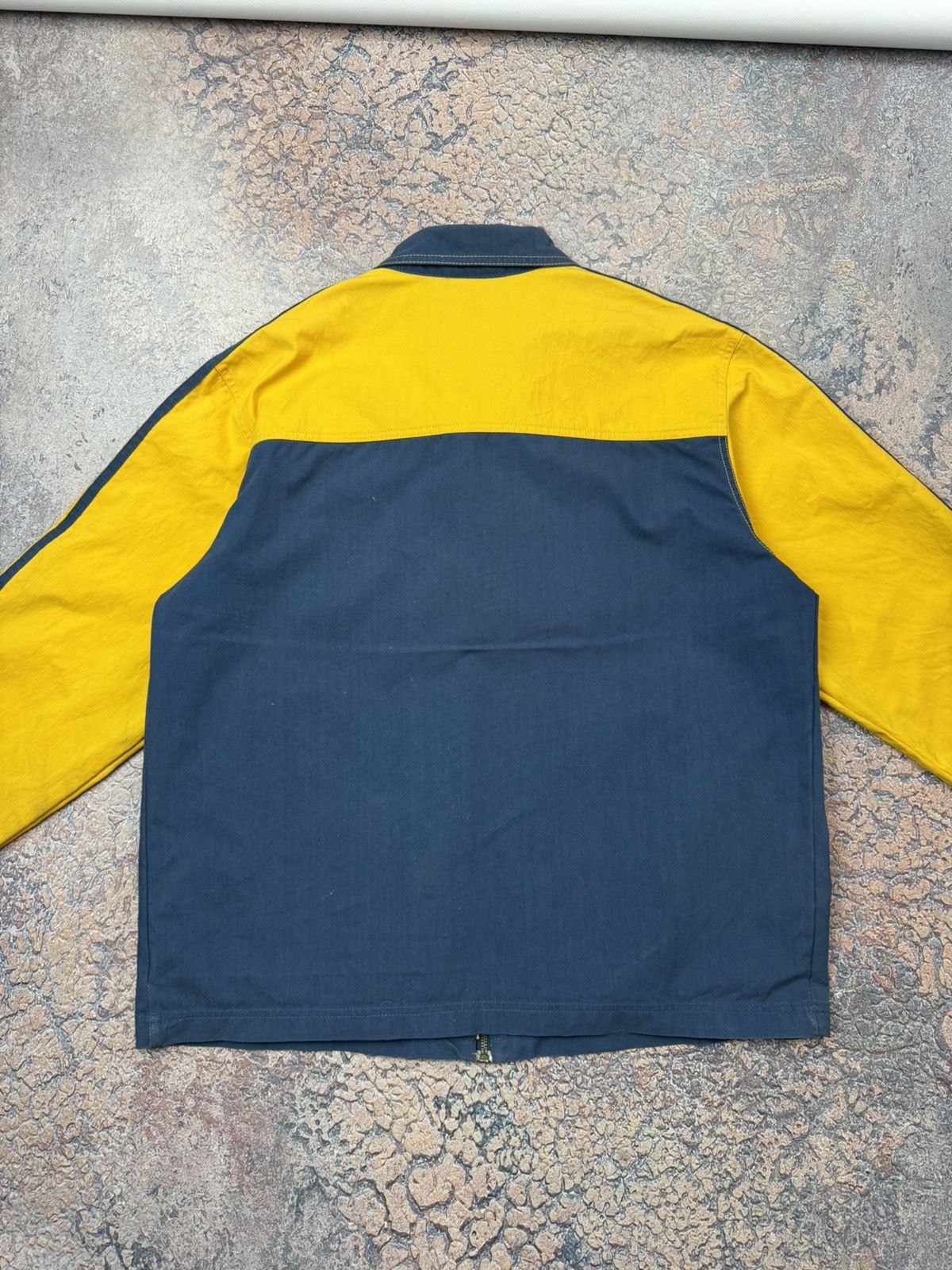 Adidas Vintage Adidas Denim Yellow/black Avantgarde Overshirt Size US L / EU 52-54 / 3 - 8 Thumbnail