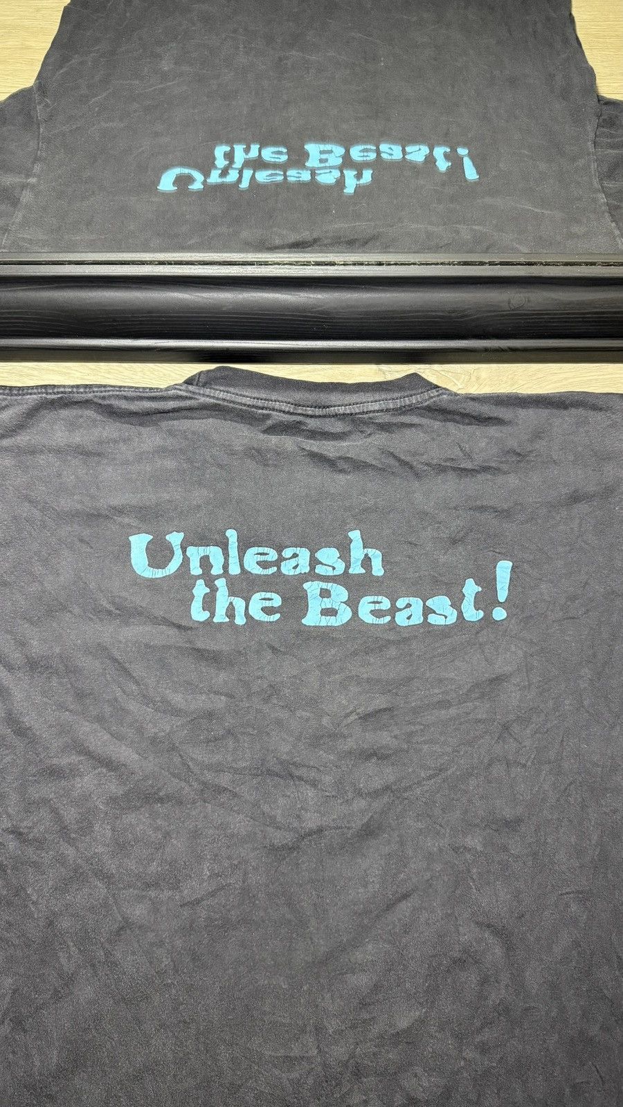 Affliction Vintage / Y2K Blue Monster Energy “Unleash The Beast!” Size US L / EU 52-54 / 3 - 2 Thumbnail