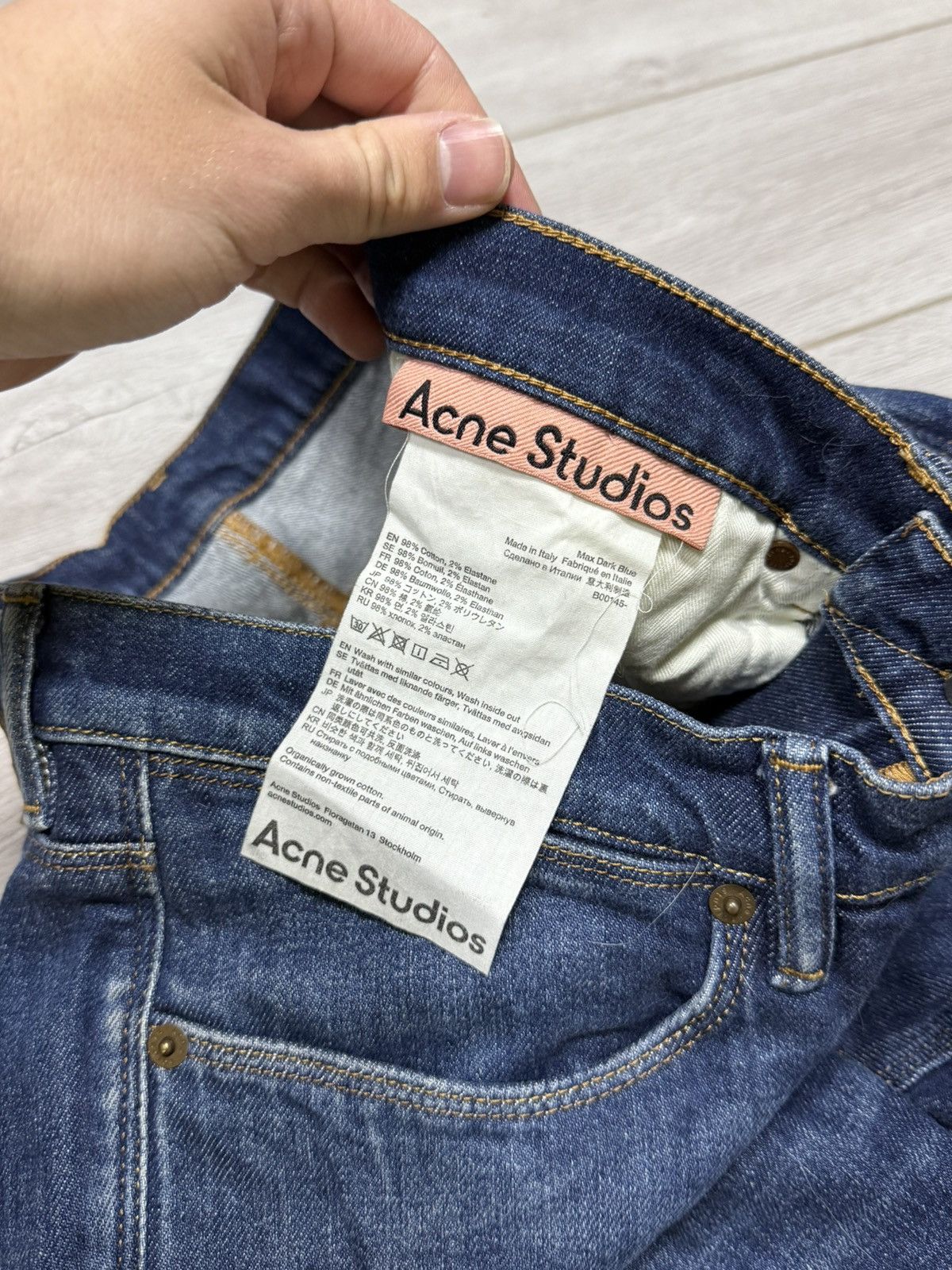Acne Studios Acne Studios vintage jeans max dark blue Stockholm Size US 32 / EU 48 - 4 Thumbnail