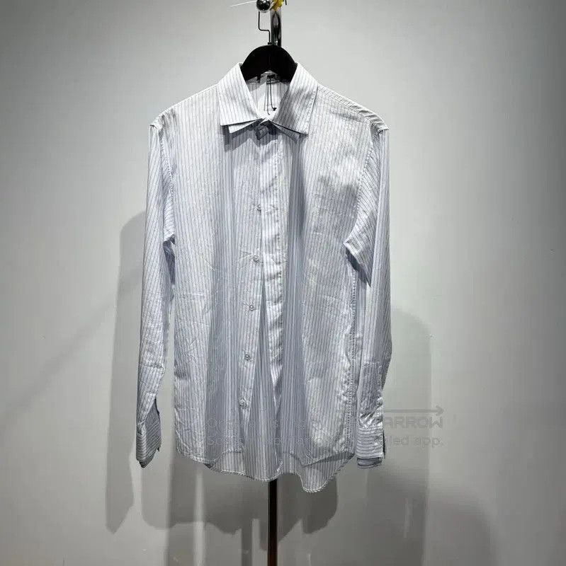 Other Dior Light Blue Men's Long Sleeve Shirt . Size US M / EU 48-50 / 2 - 1 Thumbnail