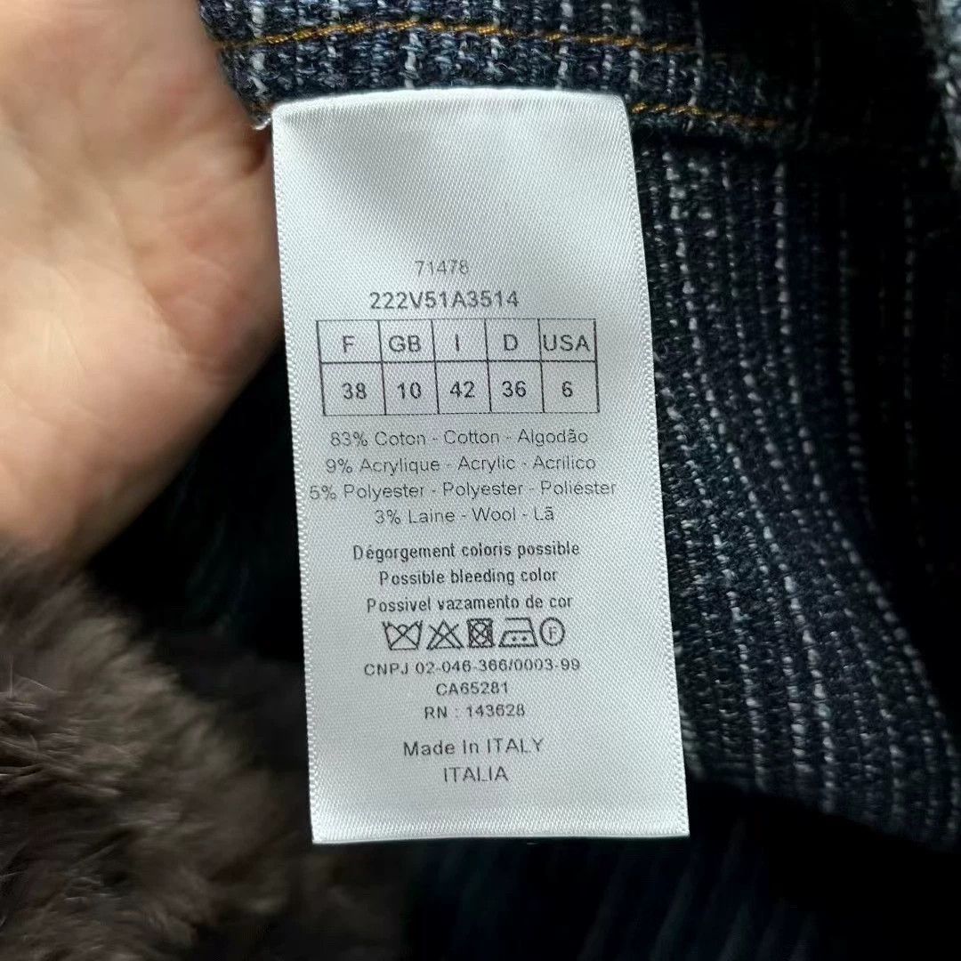 Dior dior indigo check long-sleeve casual jacket Size US M / EU 48-50 / 2 - 3 Thumbnail