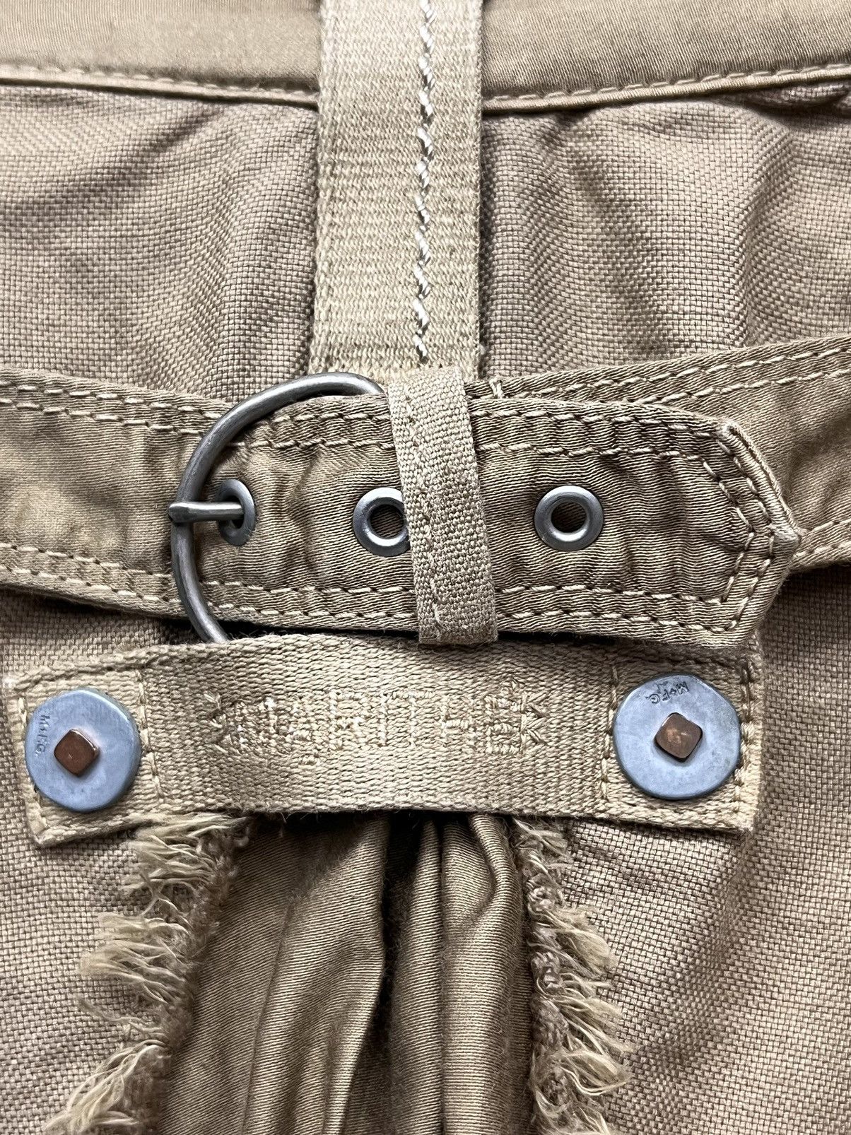 Marithe + Francois Girbaud 90’s M.F GIBRAUD Brown Designer Multipocket Cargo Mini Skirt Size 27" / US 4 / IT 40 - 8 Thumbnail