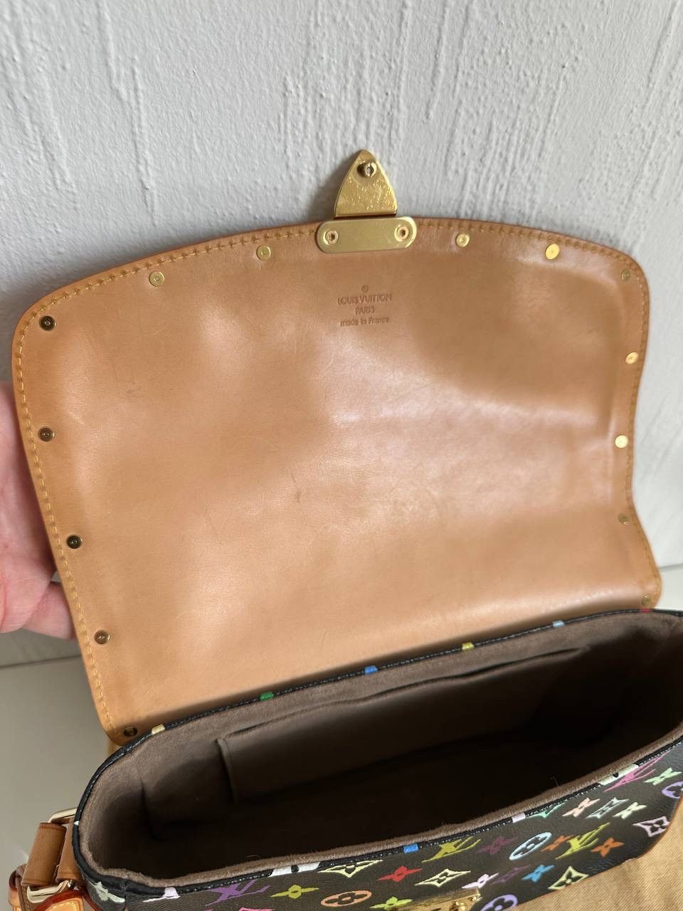 Louis Vuitton Louis Vuitton Sologne Bag Crossbody Monogram Gold Auth! Size ONE SIZE - 17 Thumbnail