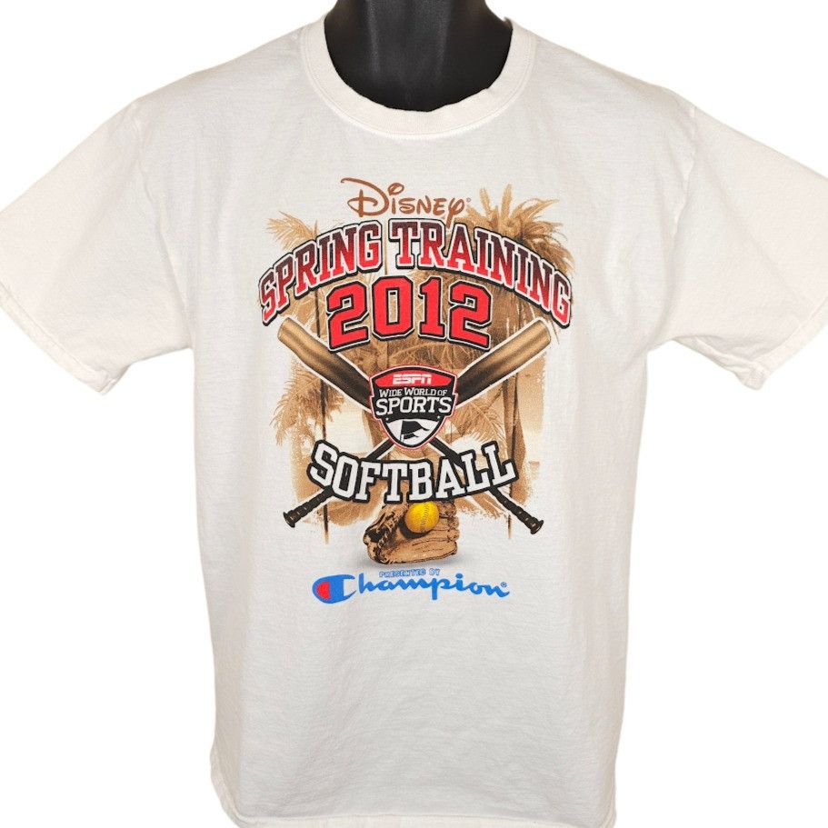 Disney Disney Spring Training T Shirt Mens Size Medium White 2012 Size US M / EU 48-50 / 2 - 1 Thumbnail