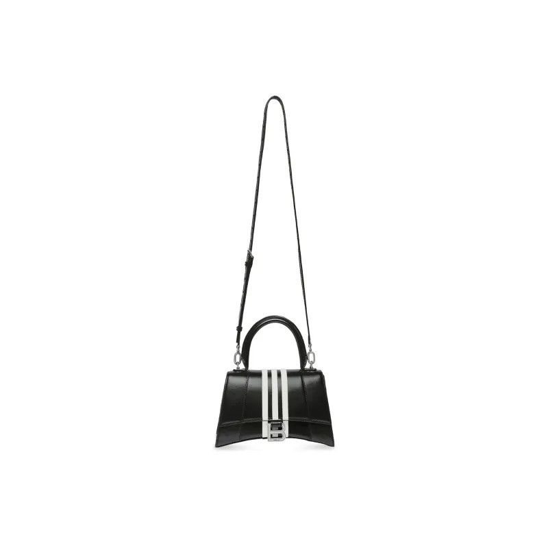 Adidas × Balenciaga o1s1rm1224 Size: OS / Hourglass Small Handbag in Black/White Size ONE SIZE - 5 Thumbnail